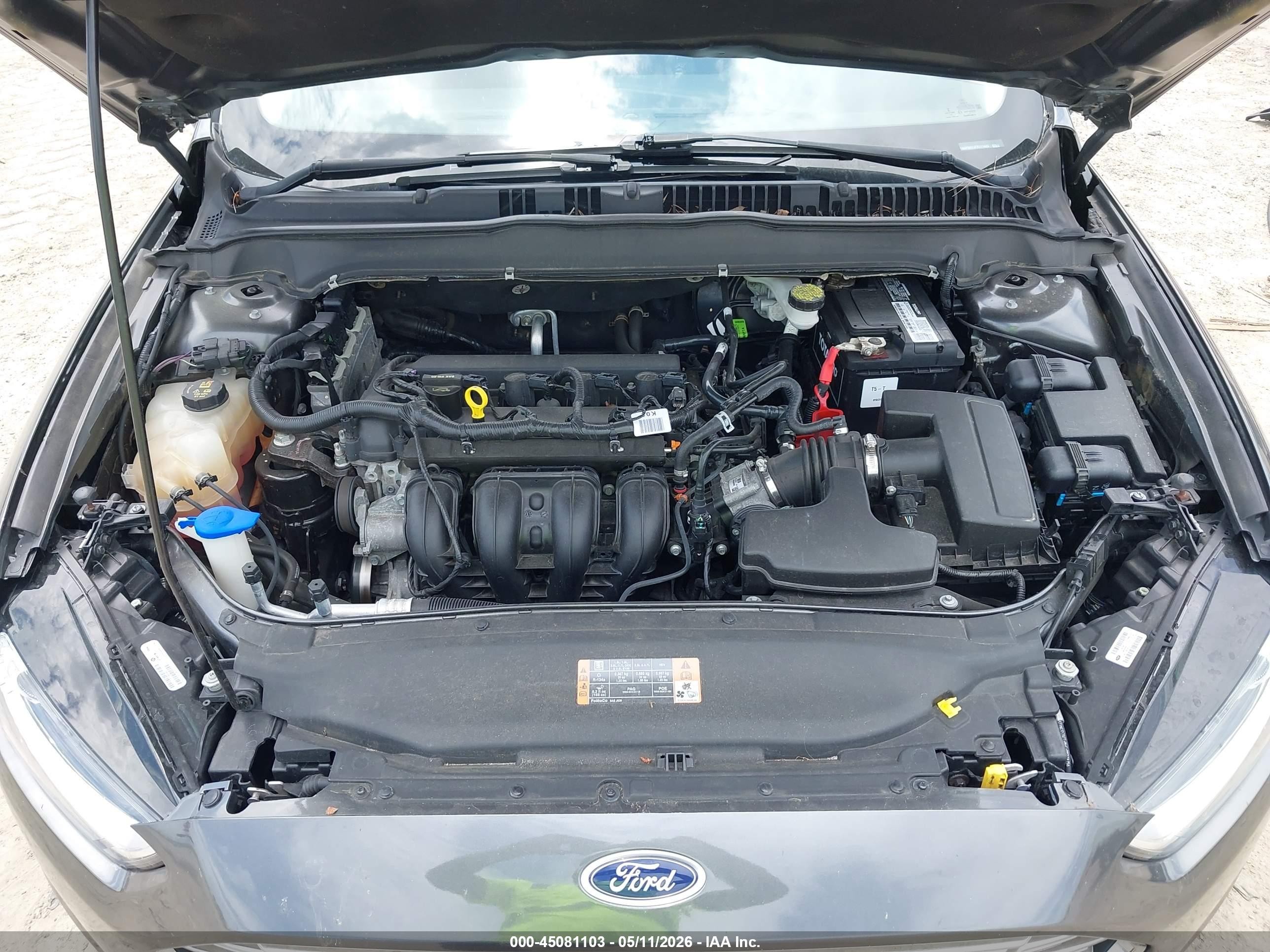 2015 Ford Fusion Se Серый vin: 3FA6P0H73FR111423