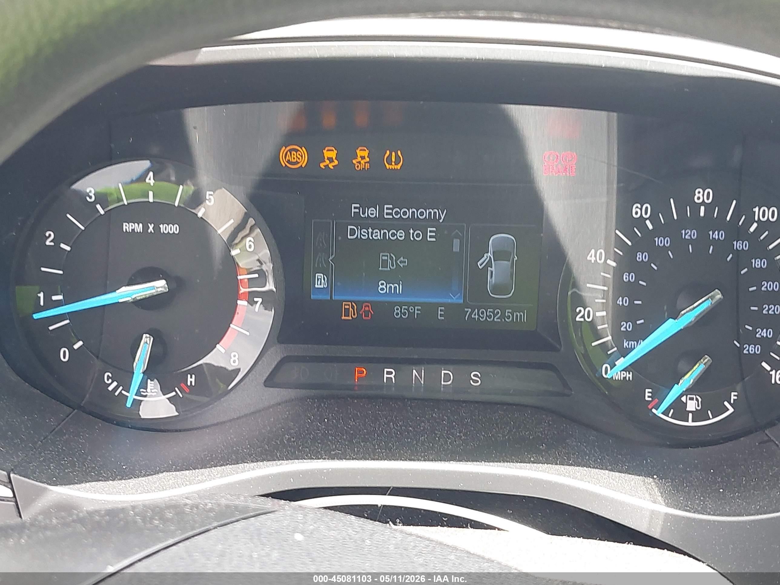 2015 Ford Fusion Se Серый vin: 3FA6P0H73FR111423