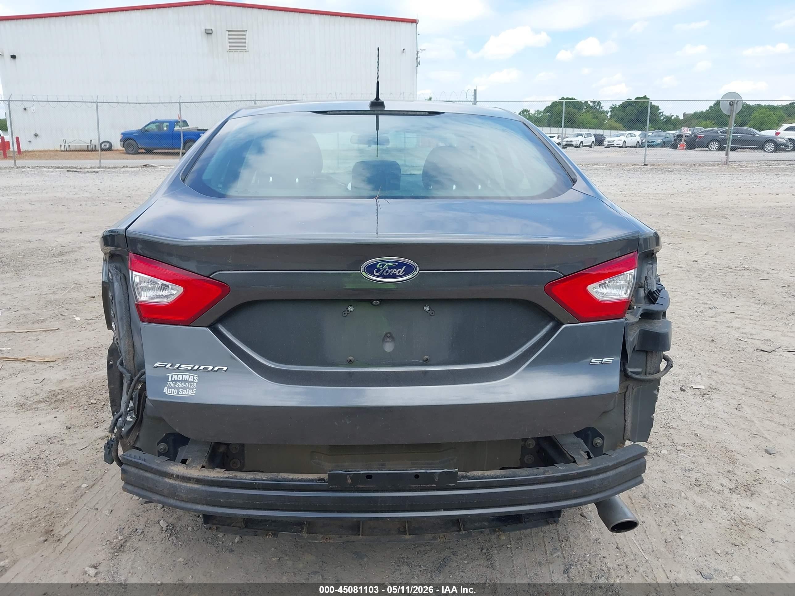 2015 Ford Fusion Se Серый vin: 3FA6P0H73FR111423
