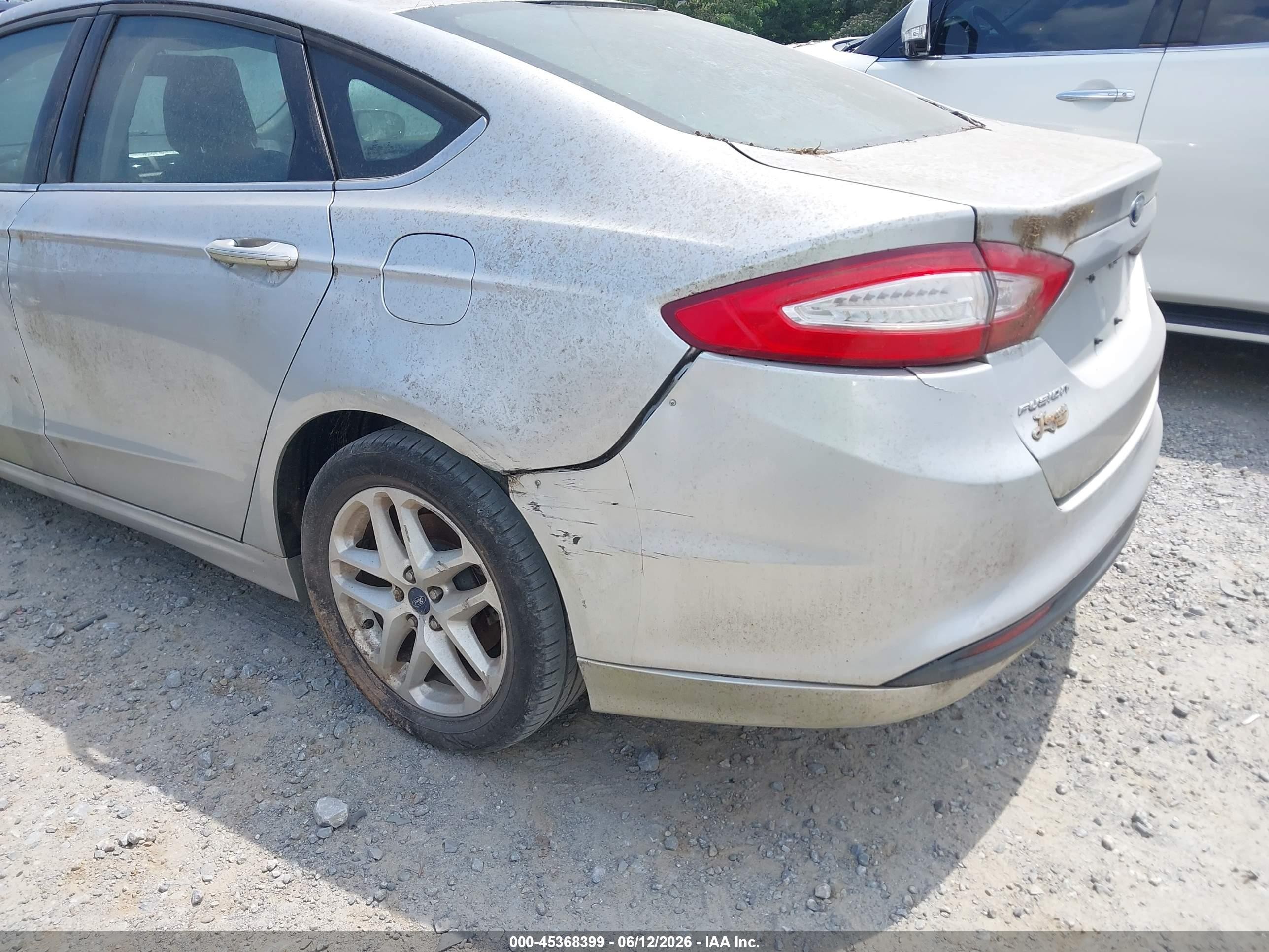2015 Ford Fusion Se Silver vin: 3FA6P0H73FR134653