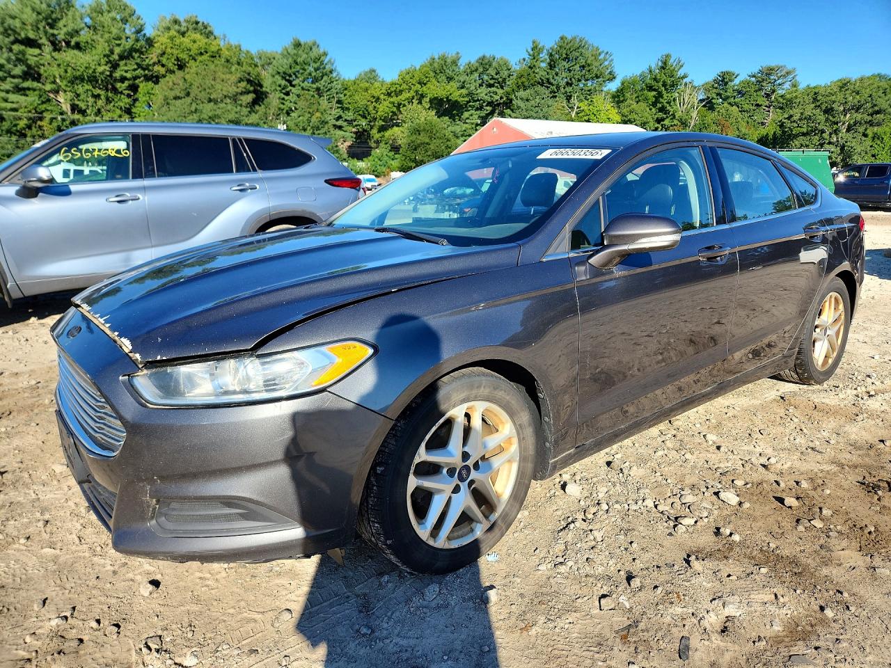 2015 Ford Fusion Se Gray vin: 3FA6P0H73FR153252
