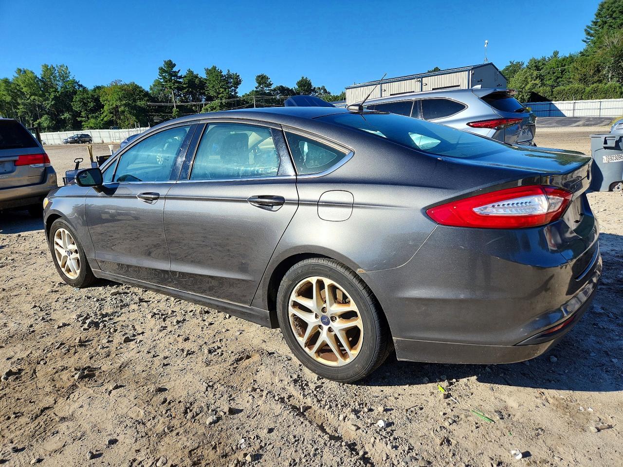 2015 Ford Fusion Se Gray vin: 3FA6P0H73FR153252