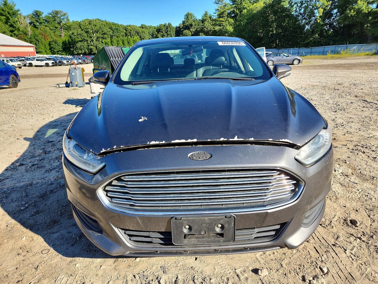 2015 Ford Fusion Se Gray vin: 3FA6P0H73FR153252