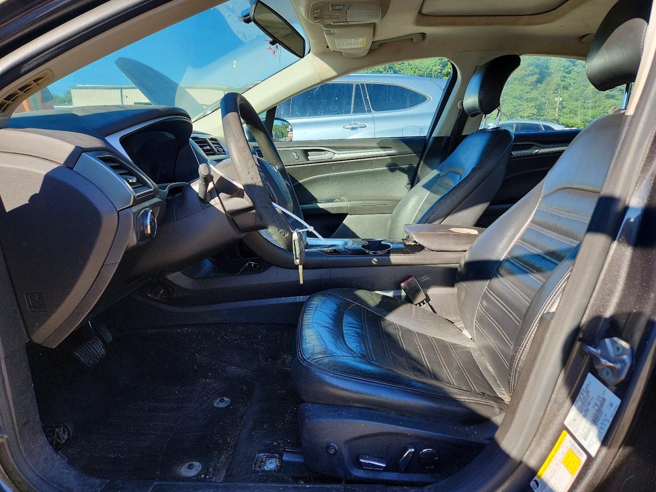 2015 Ford Fusion Se Gray vin: 3FA6P0H73FR153252