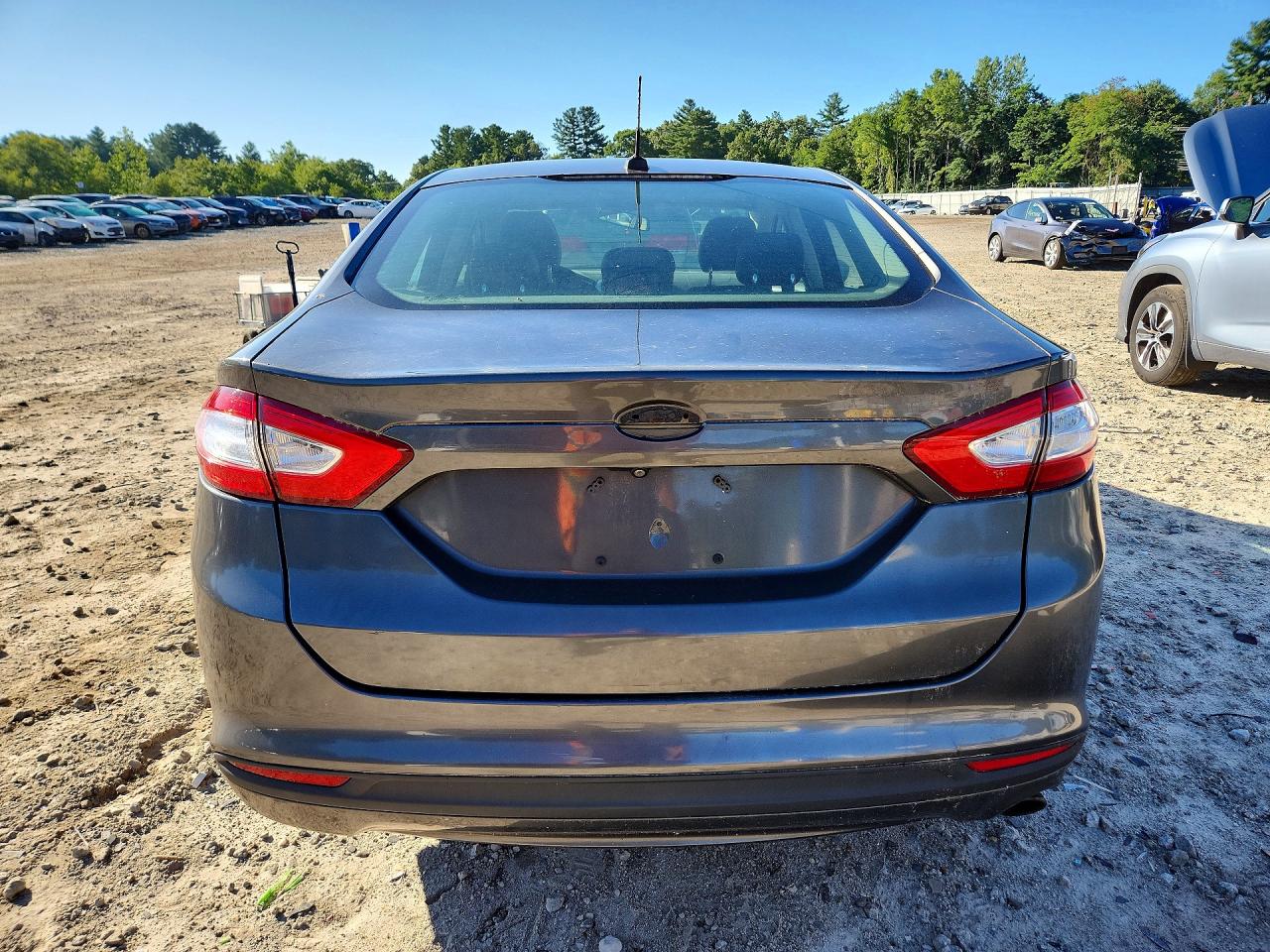 2015 Ford Fusion Se Gray vin: 3FA6P0H73FR153252