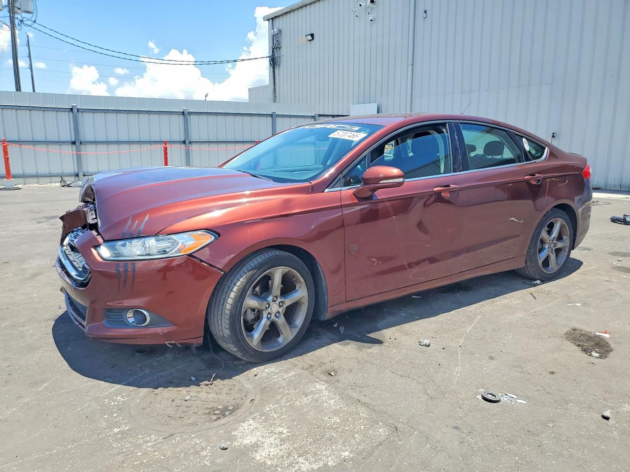 2015 Ford Fusion Se Burgundy vin: 3FA6P0H73FR176126