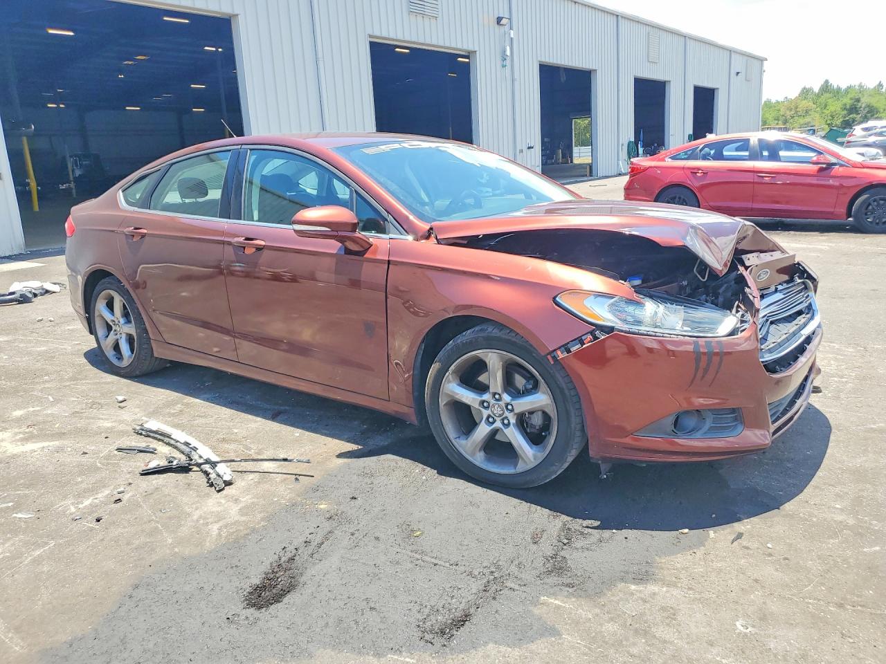 2015 Ford Fusion Se Burgundy vin: 3FA6P0H73FR176126