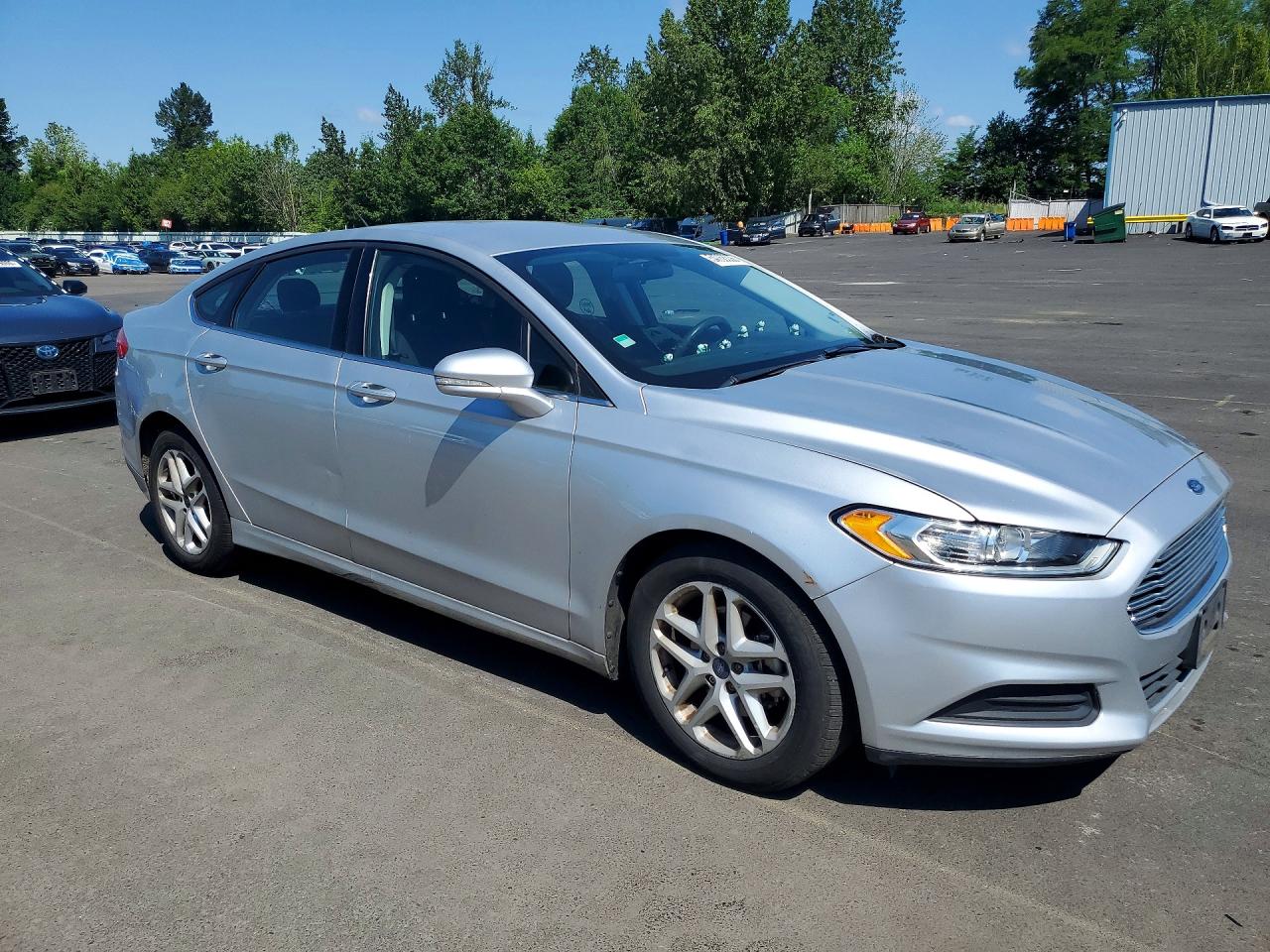 2015 Ford Fusion Se Silver vin: 3FA6P0H73FR184212