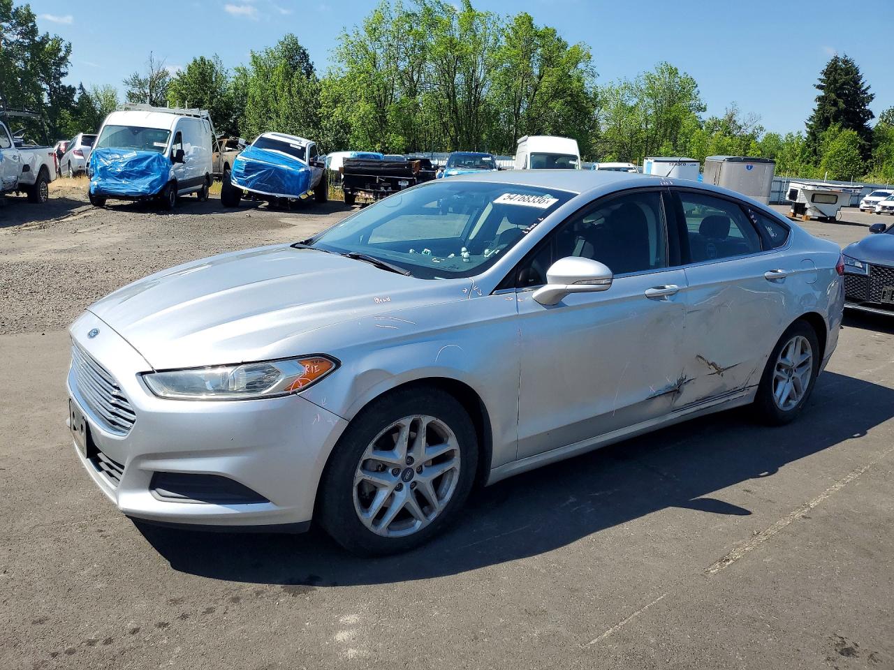 2015 Ford Fusion Se Silver vin: 3FA6P0H73FR184212