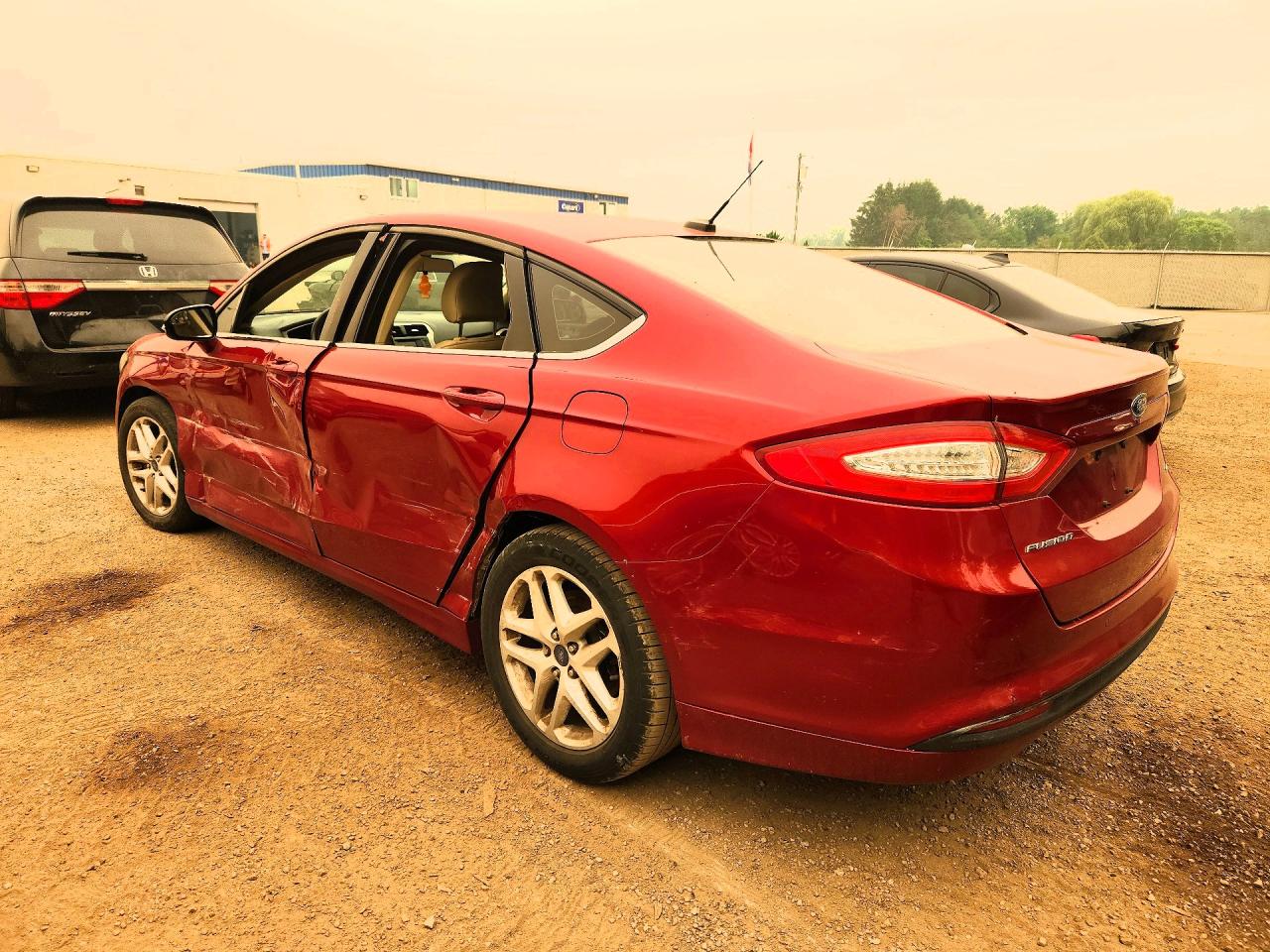 2015 Ford Fusion Se Red vin: 3FA6P0H73FR187207