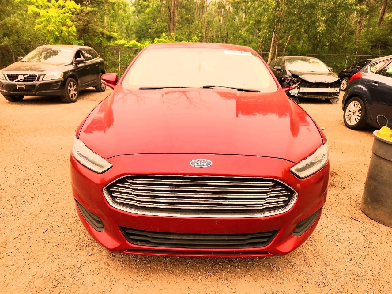 2015 Ford Fusion Se Red vin: 3FA6P0H73FR187207