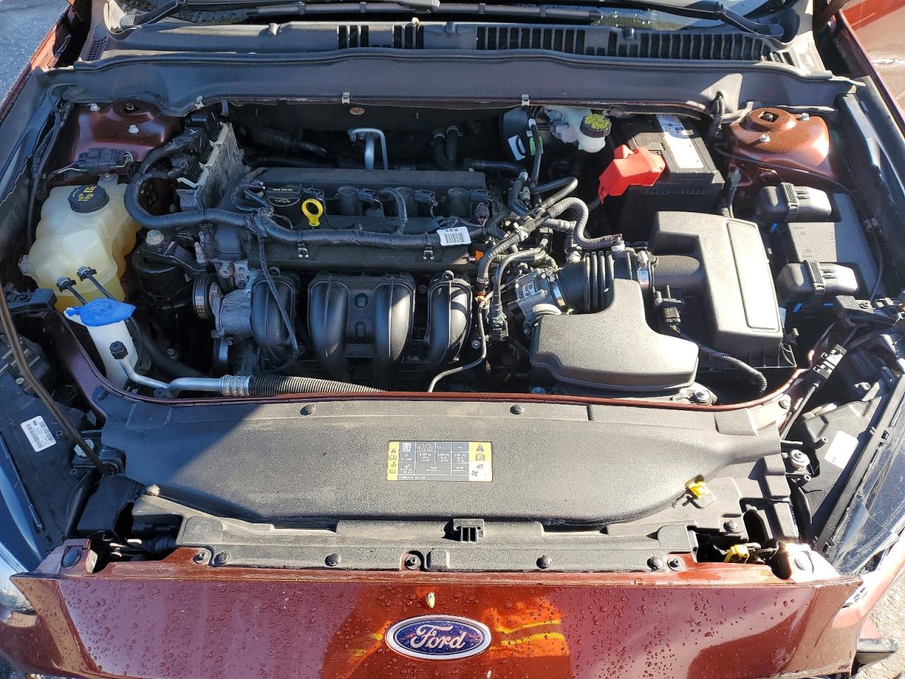 2015 Ford Fusion Se Burgundy vin: 3FA6P0H73FR188521