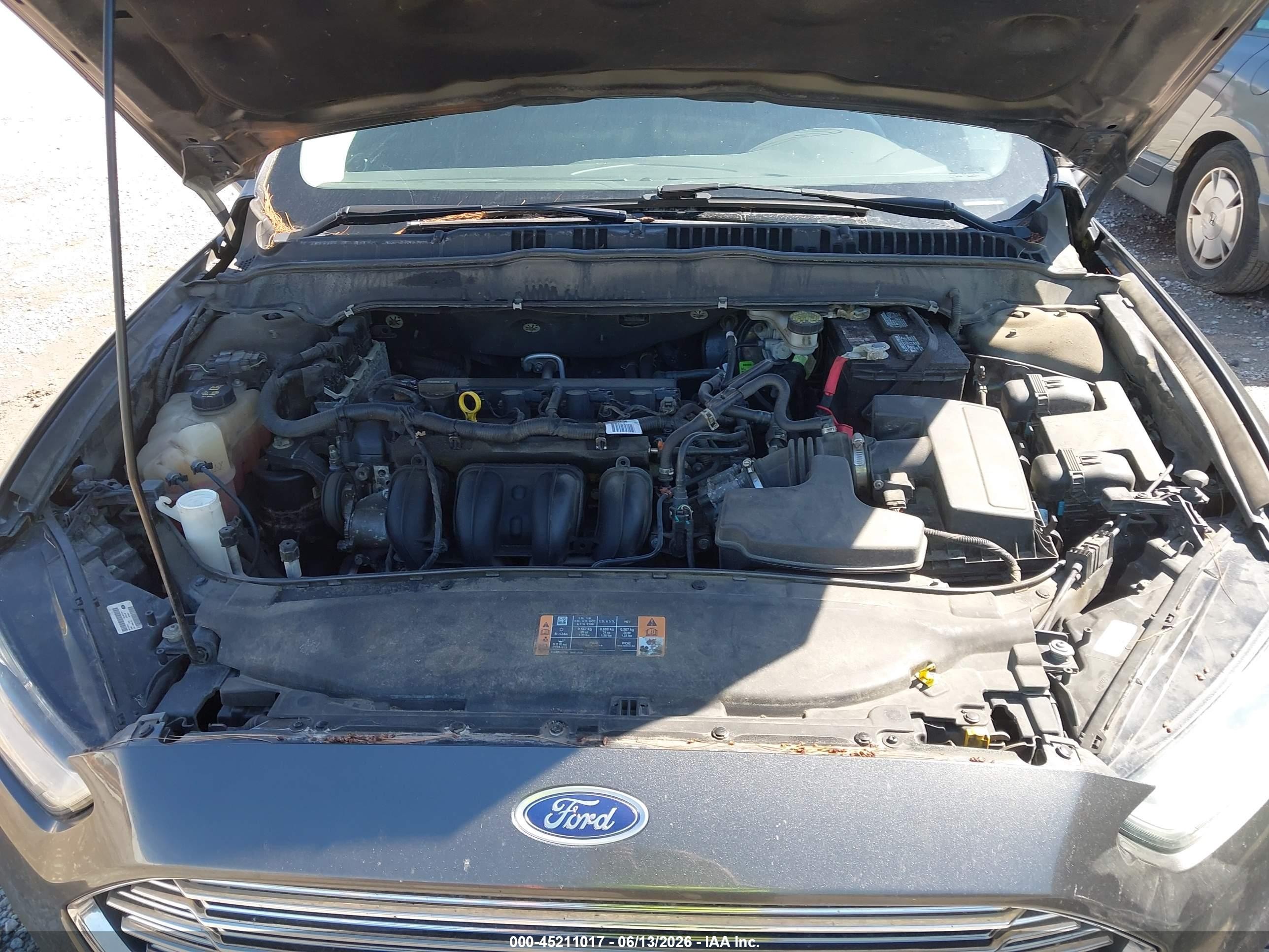 2015 Ford Fusion Se Gray vin: 3FA6P0H73FR190799