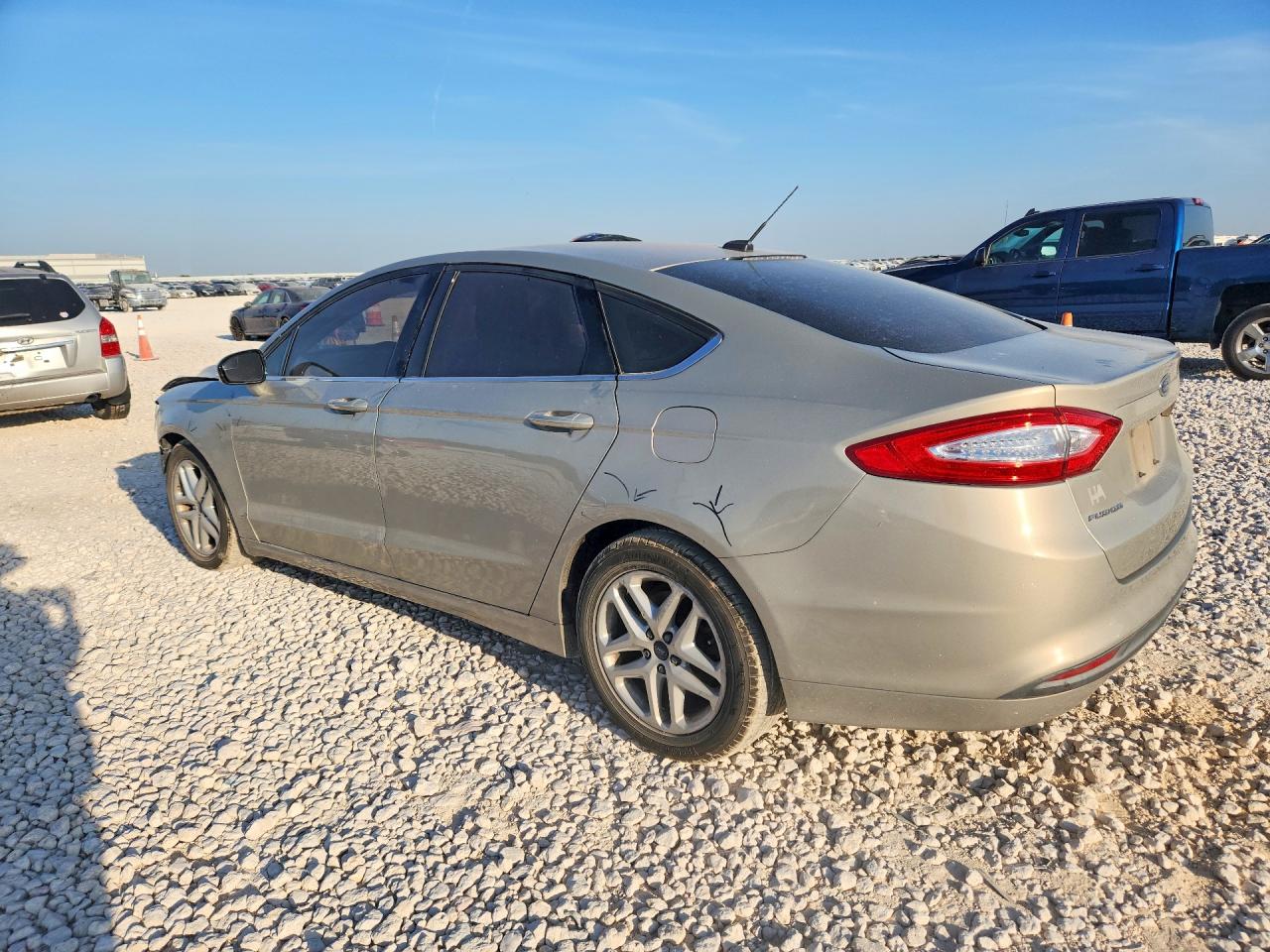2015 Ford Fusion Se Silver vin: 3FA6P0H73FR206693