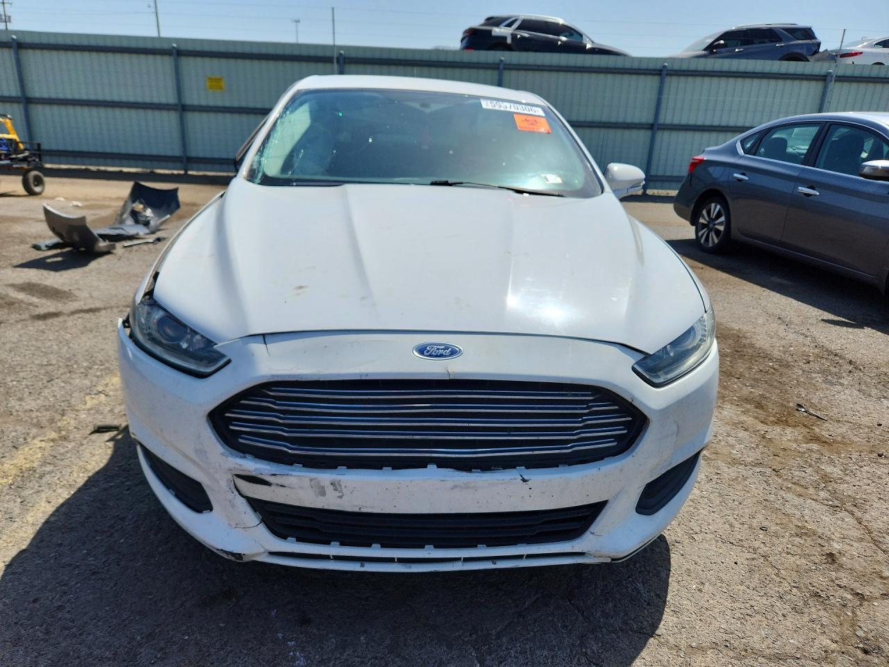 2015 Ford Fusion Белый vin: 3FA6P0H73FR210713
