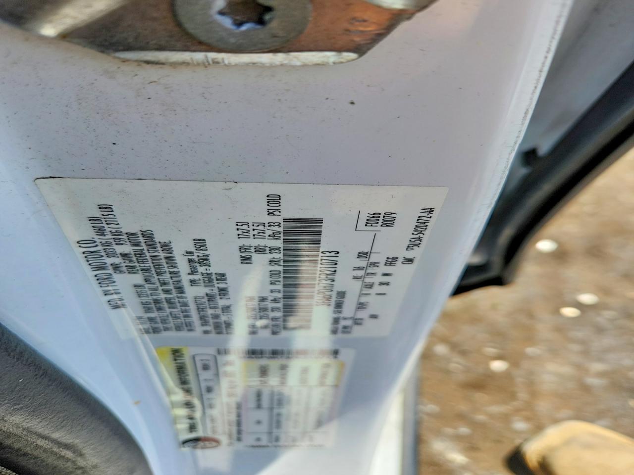 2015 Ford Fusion Белый vin: 3FA6P0H73FR210713