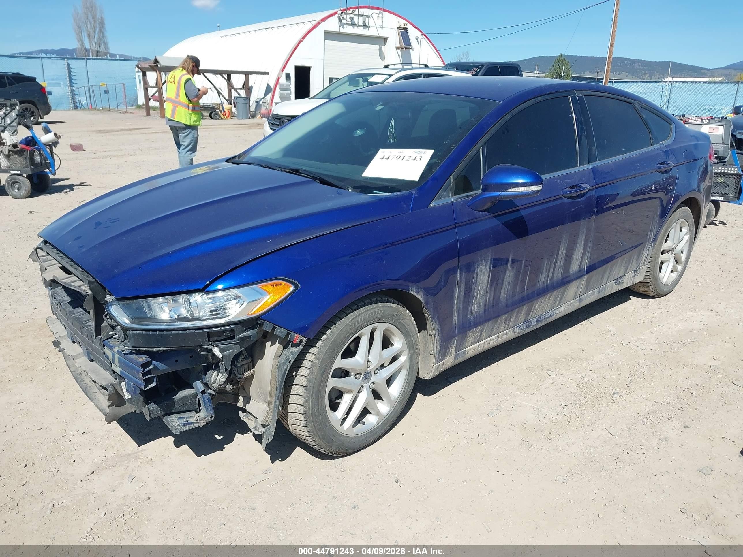 2015 Ford Fusion Se Blue vin: 3FA6P0H73FR212770
