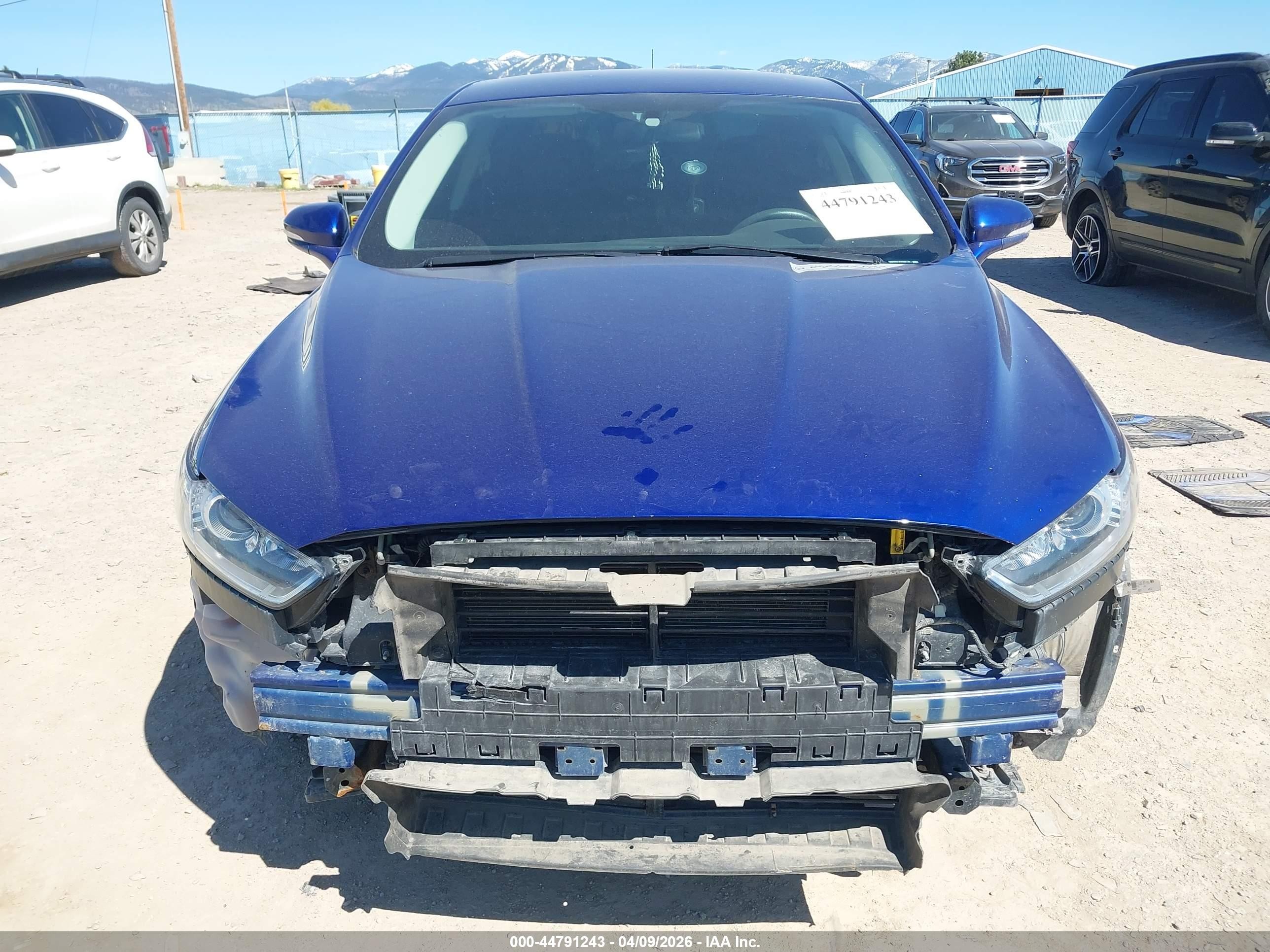 2015 Ford Fusion Se Blue vin: 3FA6P0H73FR212770