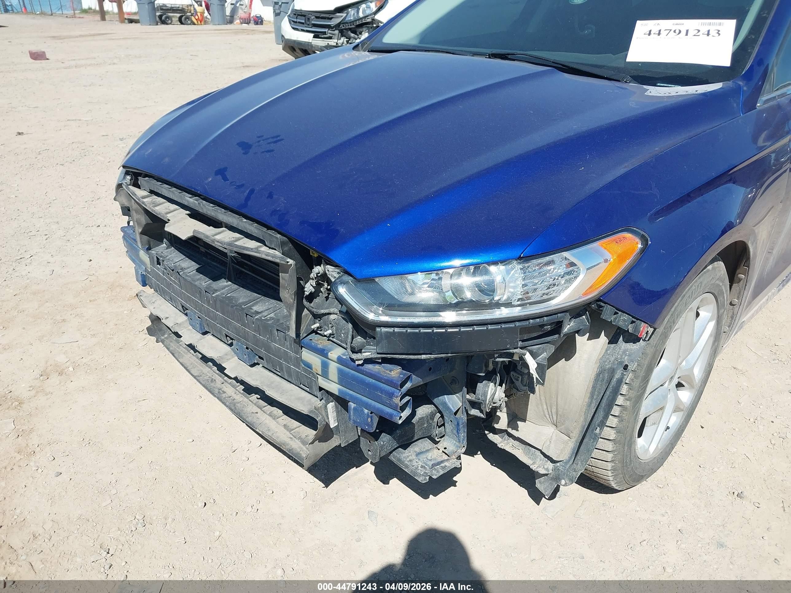 2015 Ford Fusion Se Blue vin: 3FA6P0H73FR212770