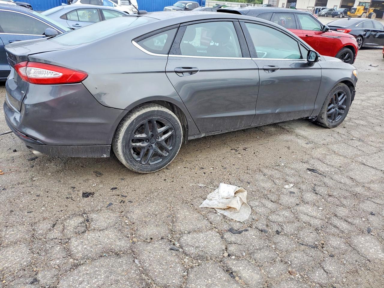 2015 Ford Fusion Se Gray vin: 3FA6P0H73FR291504