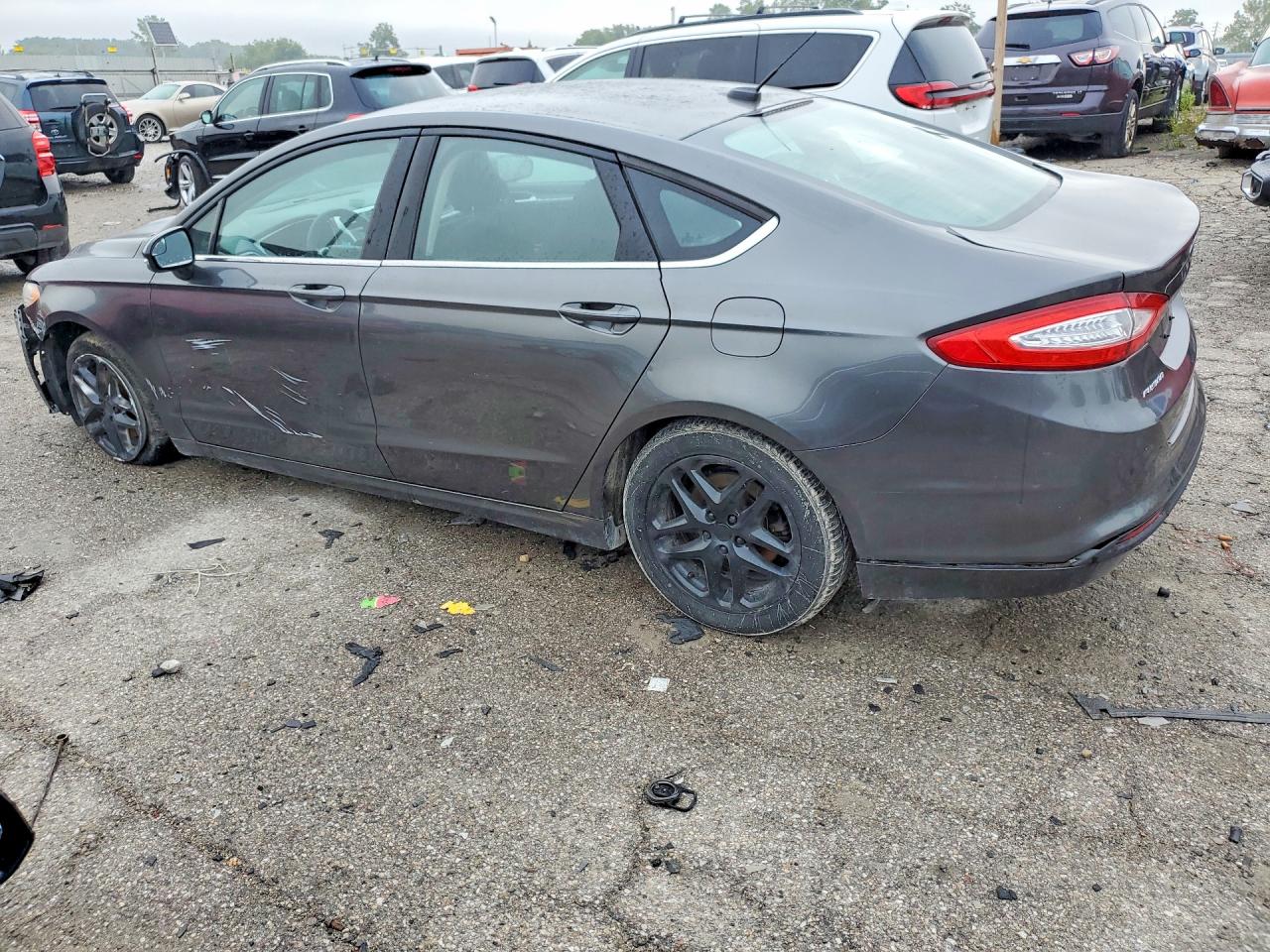 2015 Ford Fusion Se Gray vin: 3FA6P0H73FR291504