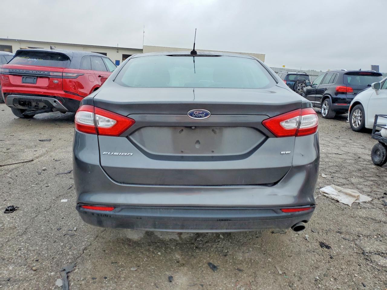 2015 Ford Fusion Se Gray vin: 3FA6P0H73FR291504