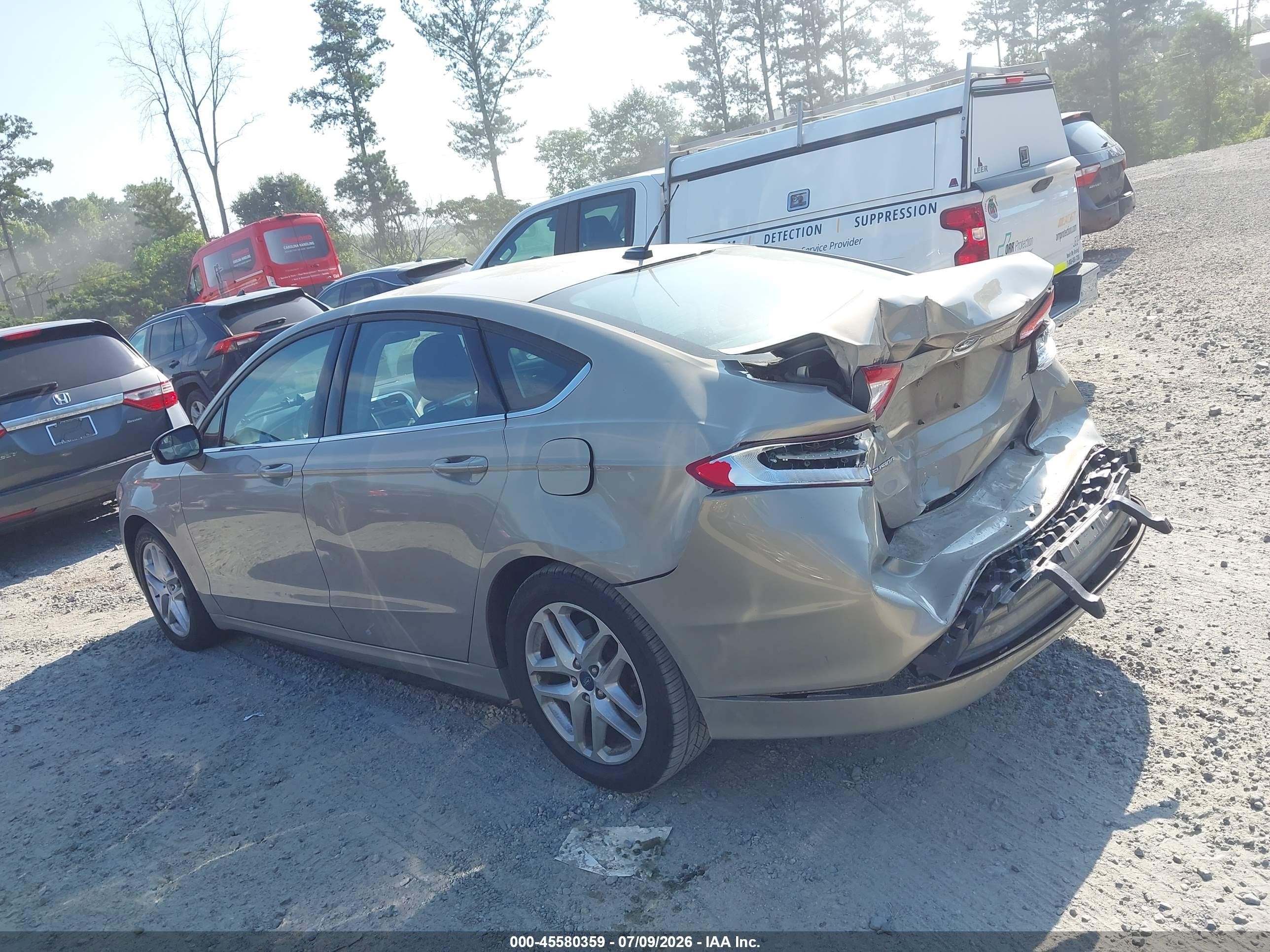 2015 Ford Fusion Se Gray vin: 3FA6P0H73FR302016