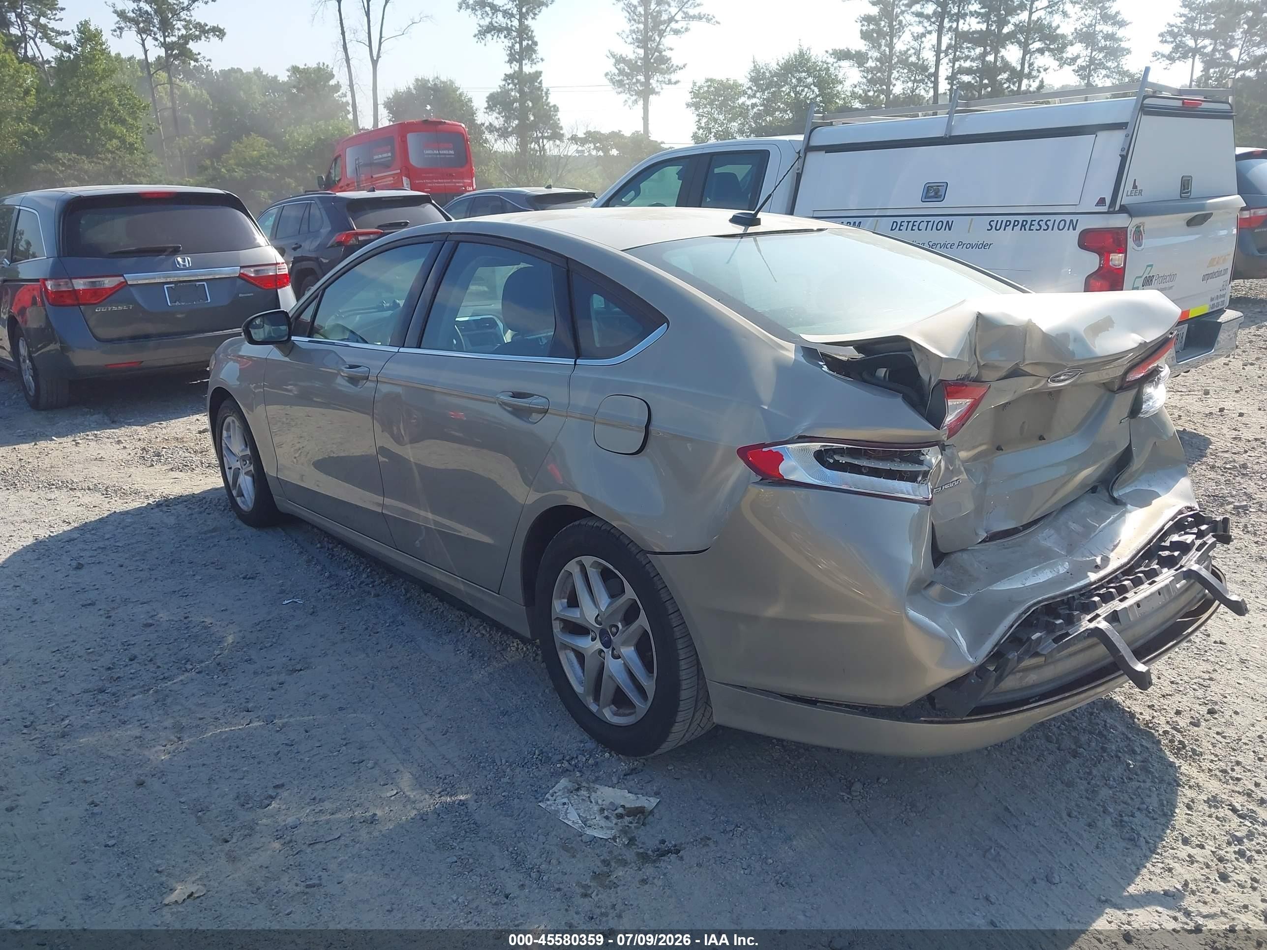 2015 Ford Fusion Se Gray vin: 3FA6P0H73FR302016
