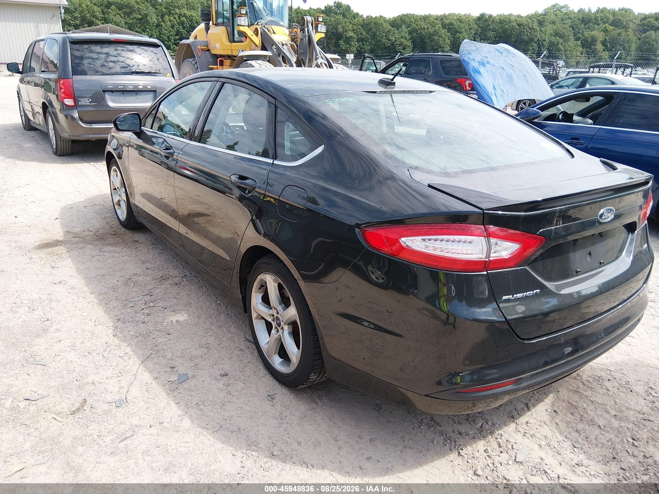 2015 Ford Fusion Se Black vin: 3FA6P0H73FR302162