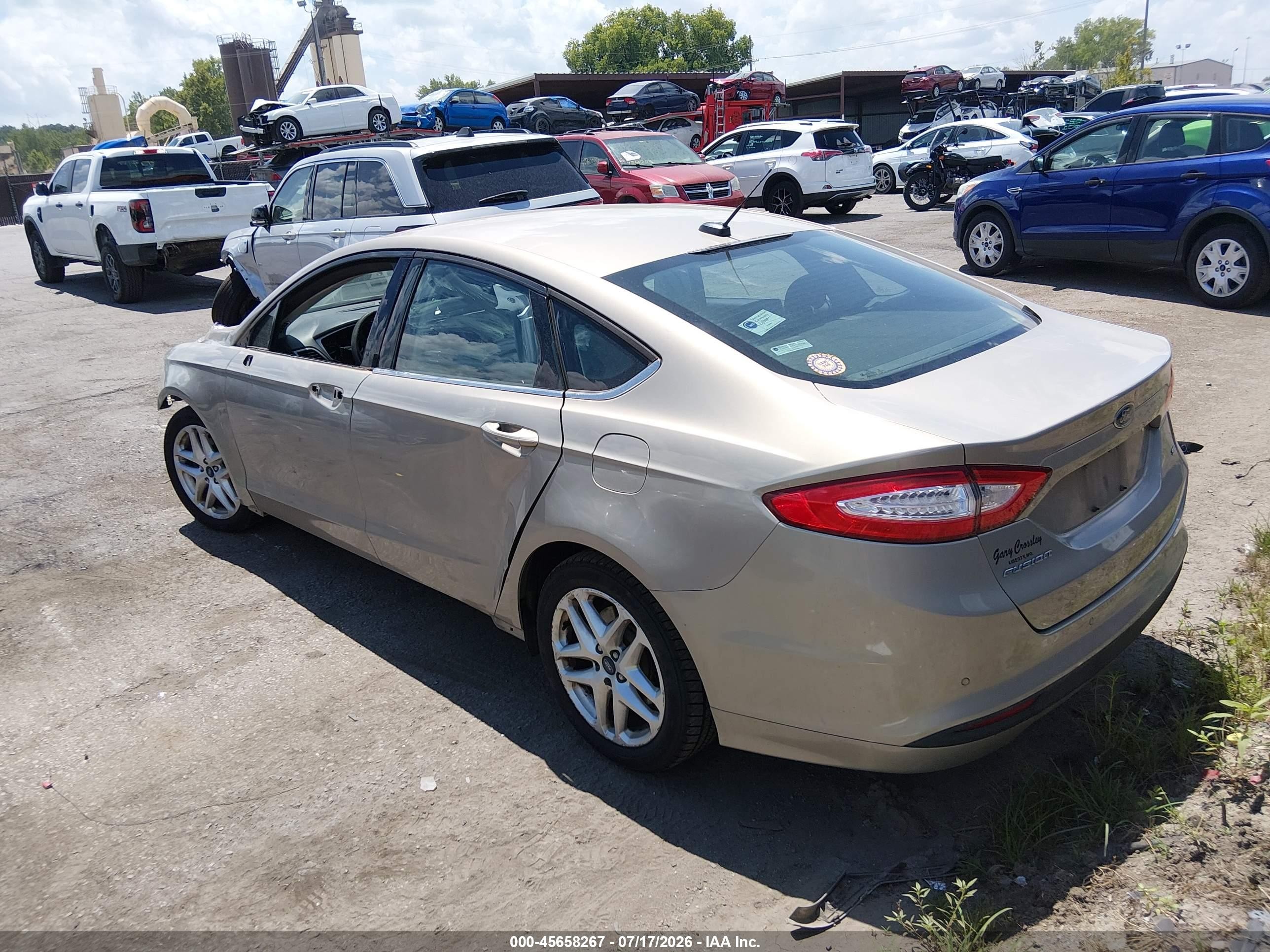 2015 Ford Fusion Se Gold vin: 3FA6P0H73FR305062