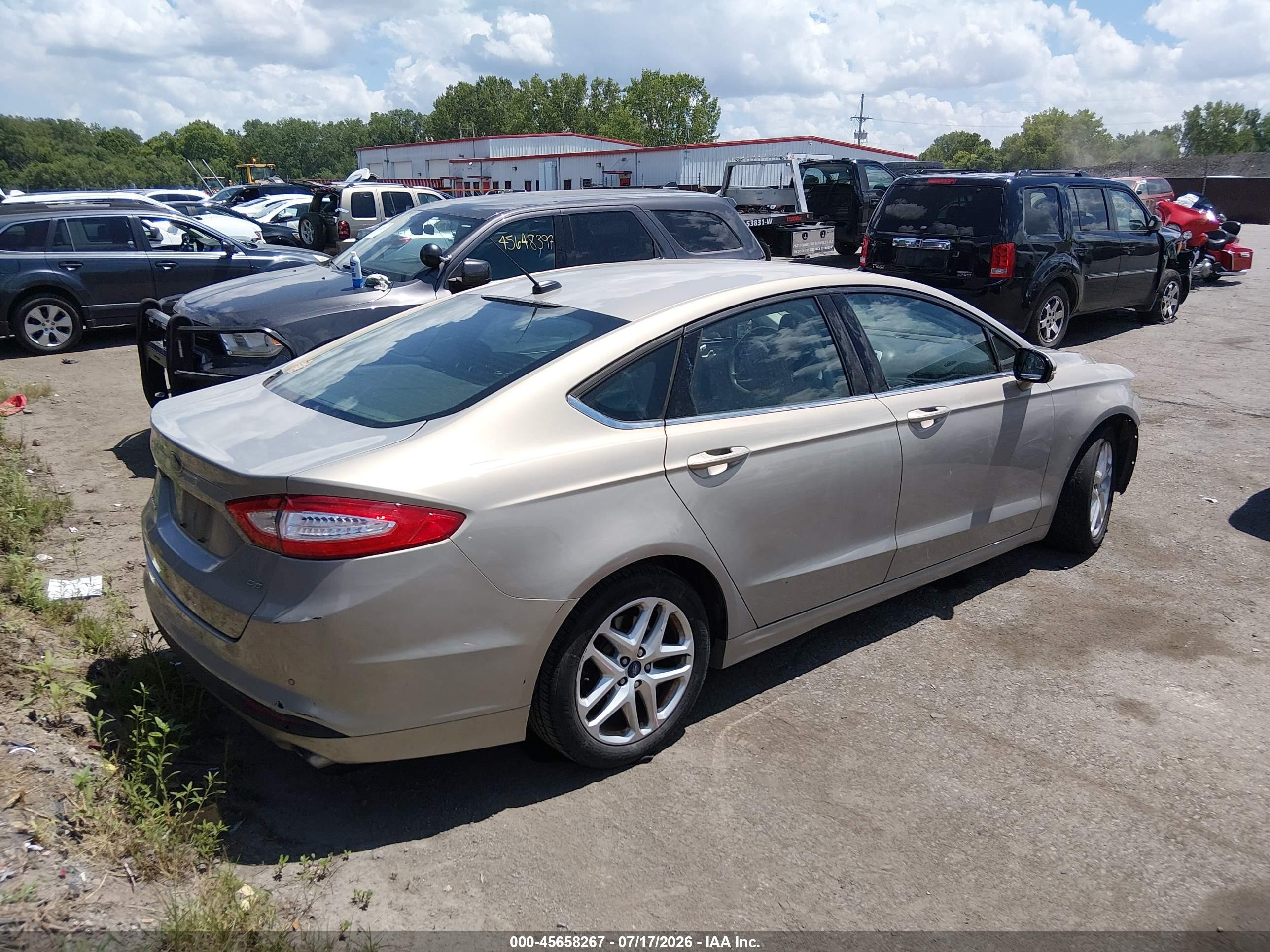 2015 Ford Fusion Se Gold vin: 3FA6P0H73FR305062