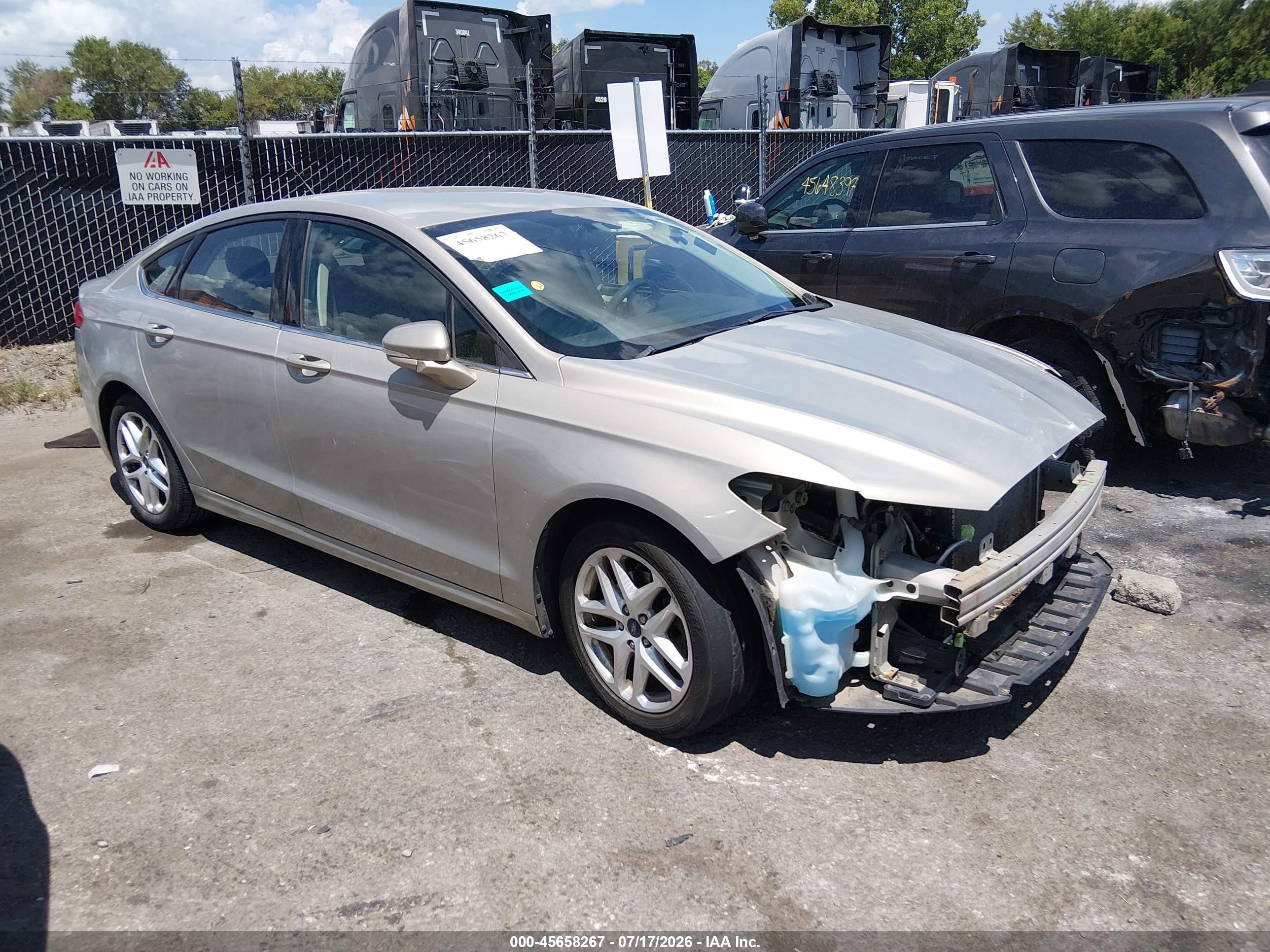 2015 Ford Fusion Se Gold vin: 3FA6P0H73FR305062