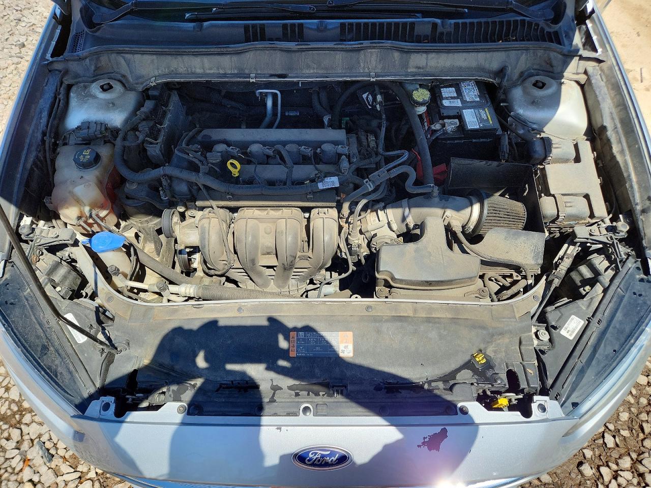2016 Ford Fusion Se Silver vin: 3FA6P0H73GR380474