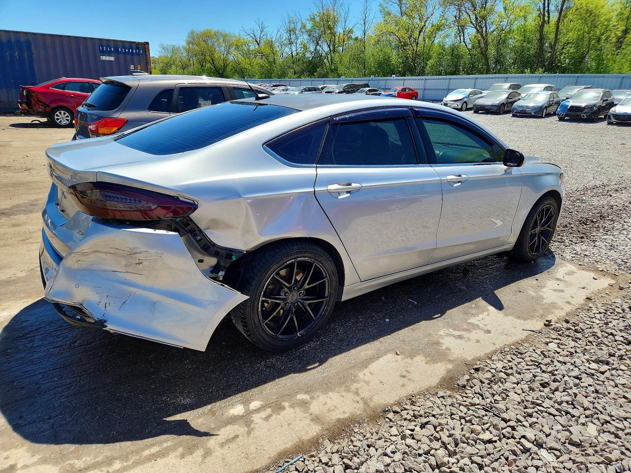 2016 Ford Fusion Se Silver vin: 3FA6P0H73GR380474