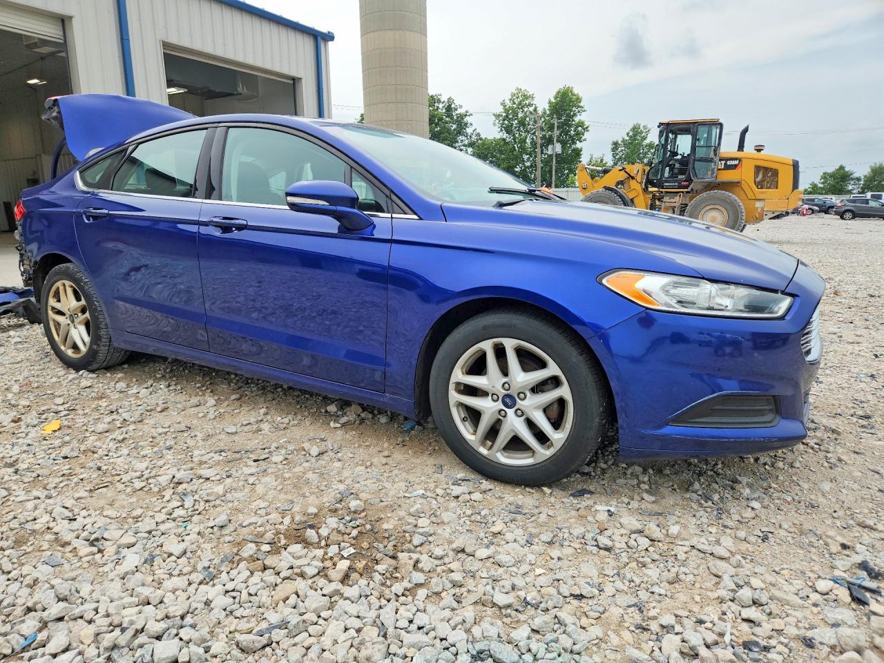 2016 Ford Fusion Se Синий vin: 3FA6P0H73GR388283