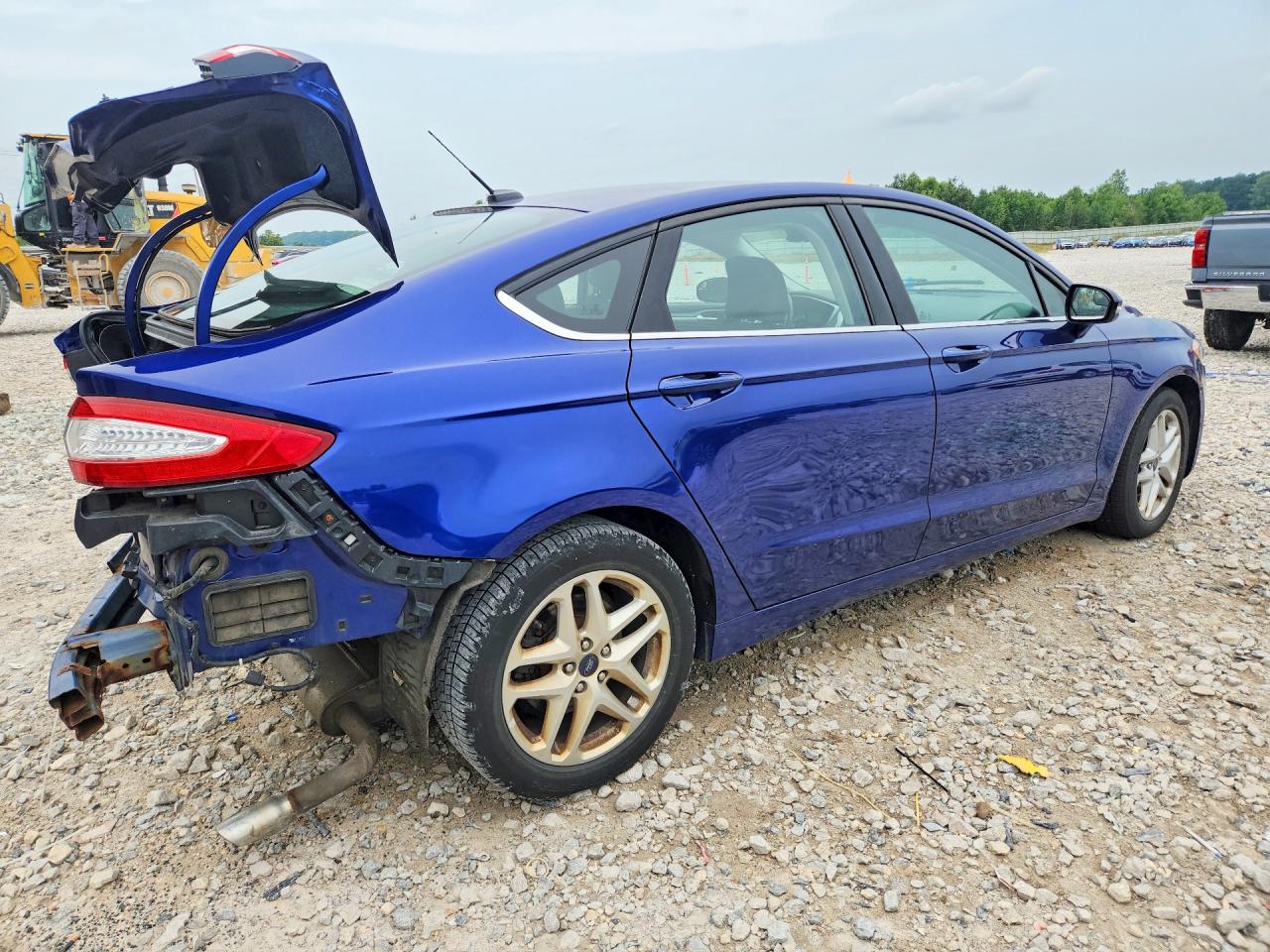 2016 Ford Fusion Se Синий vin: 3FA6P0H73GR388283