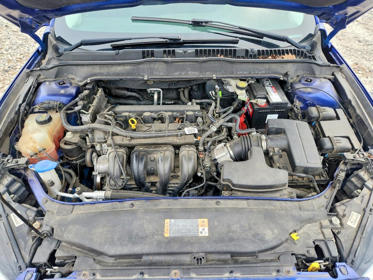 2016 Ford Fusion Se Синий vin: 3FA6P0H73GR388283