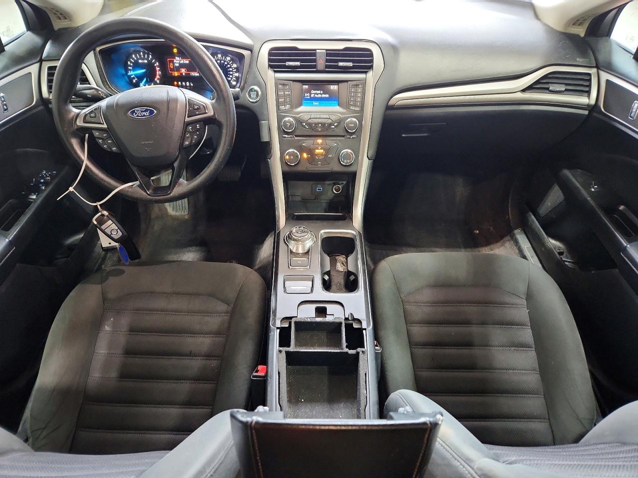 2017 Ford Fusion Se Gray vin: 3FA6P0H73HR359402