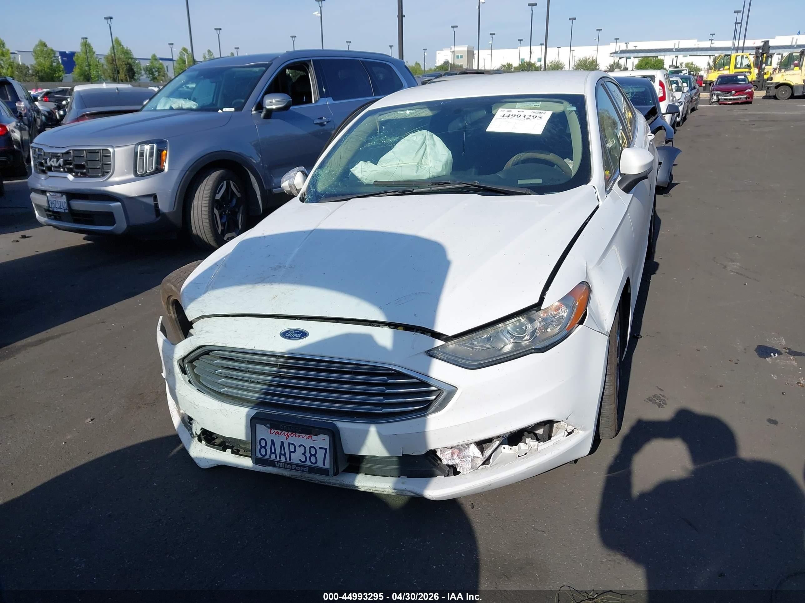 2017 Ford Fusion Se White vin: 3FA6P0H73HR398944