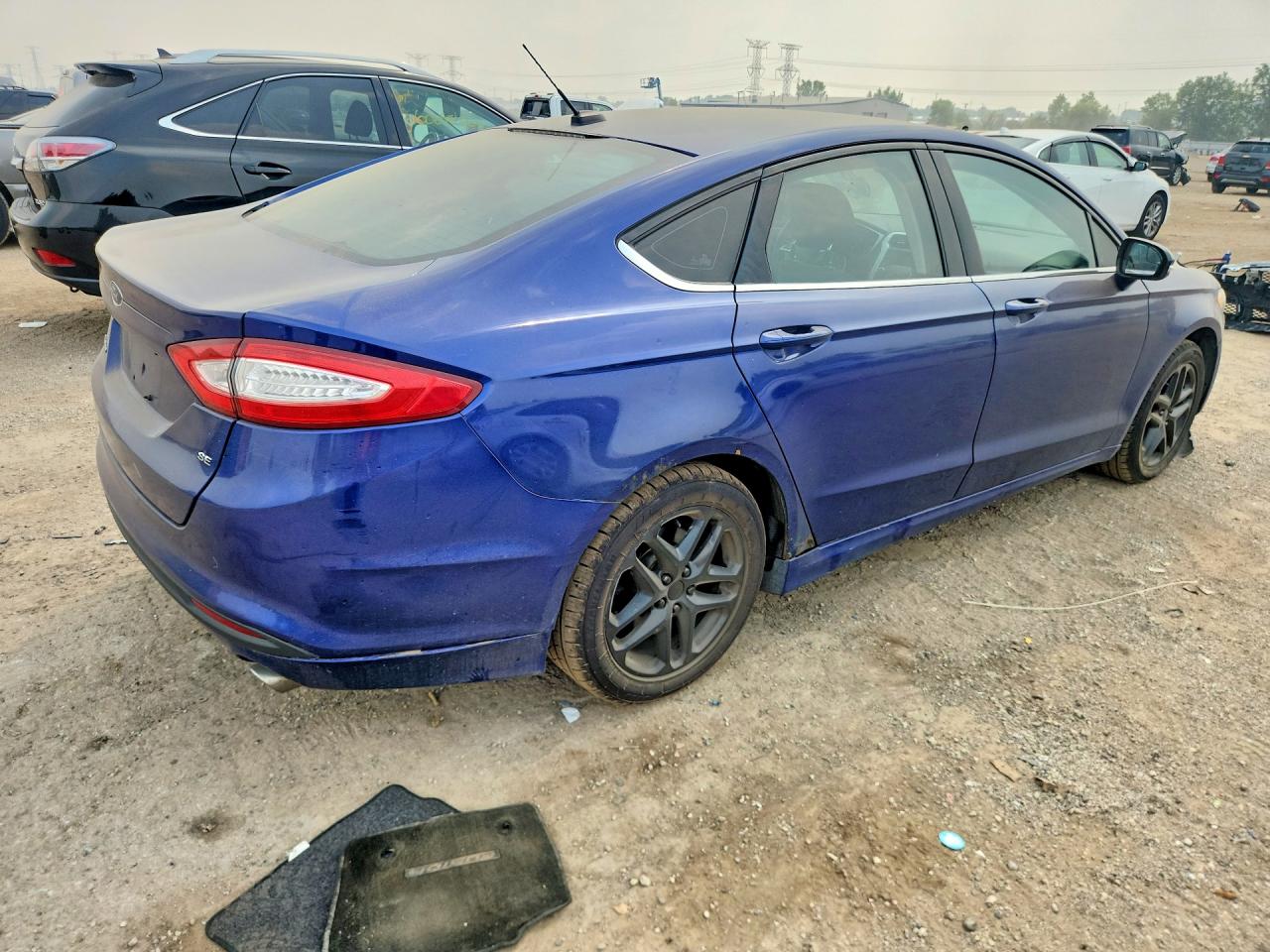 2013 Ford Fusion Se Blue vin: 3FA6P0H74DR109273