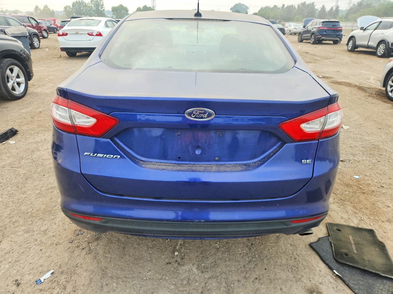 2013 Ford Fusion Se Blue vin: 3FA6P0H74DR109273