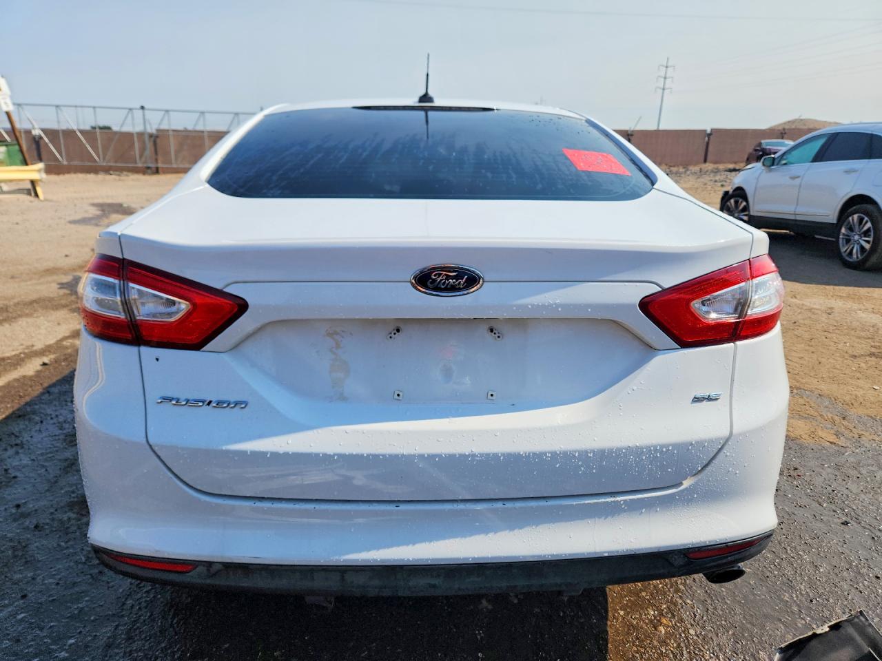 2013 Ford Fusion Se White vin: 3FA6P0H74DR119723