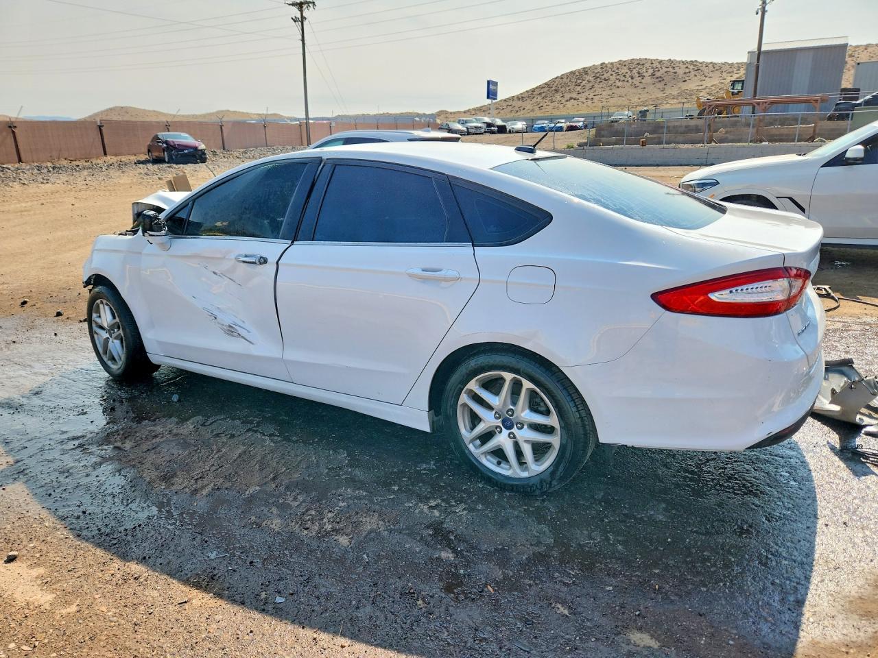 2013 Ford Fusion Se White vin: 3FA6P0H74DR119723