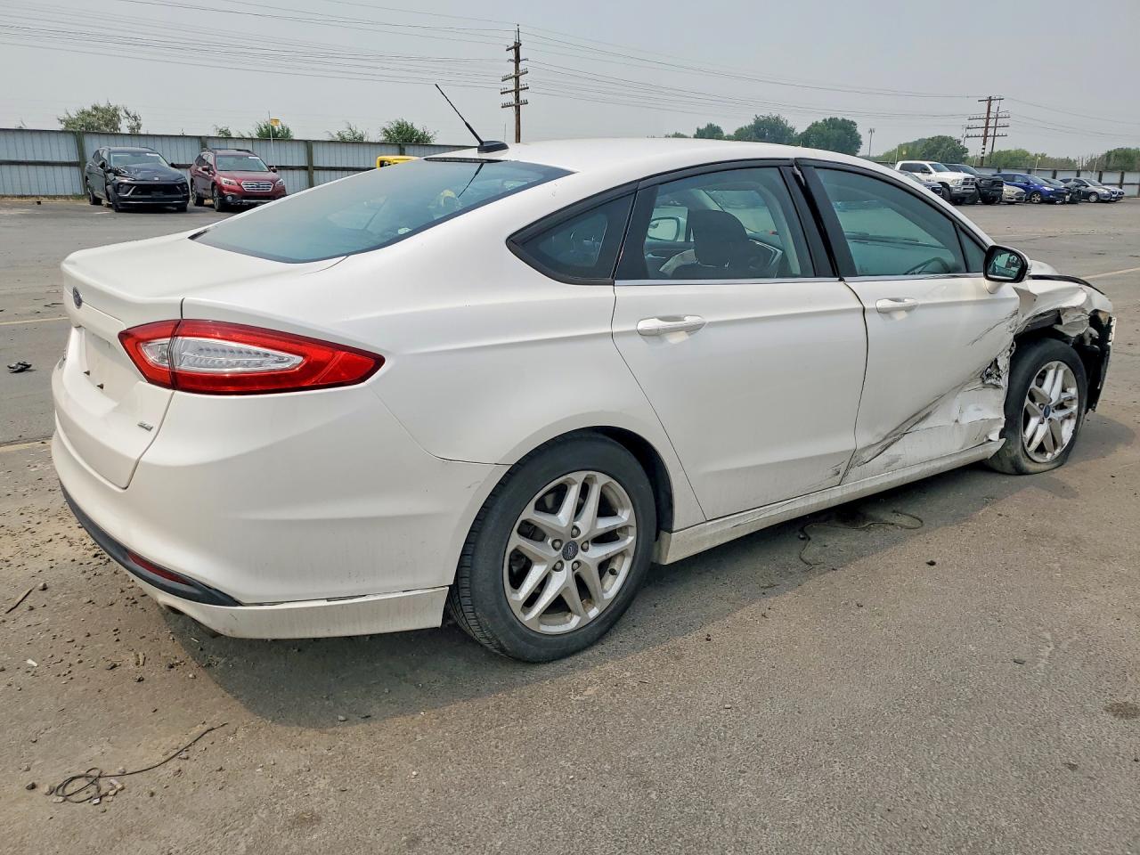 2013 Ford Fusion Se White vin: 3FA6P0H74DR119768
