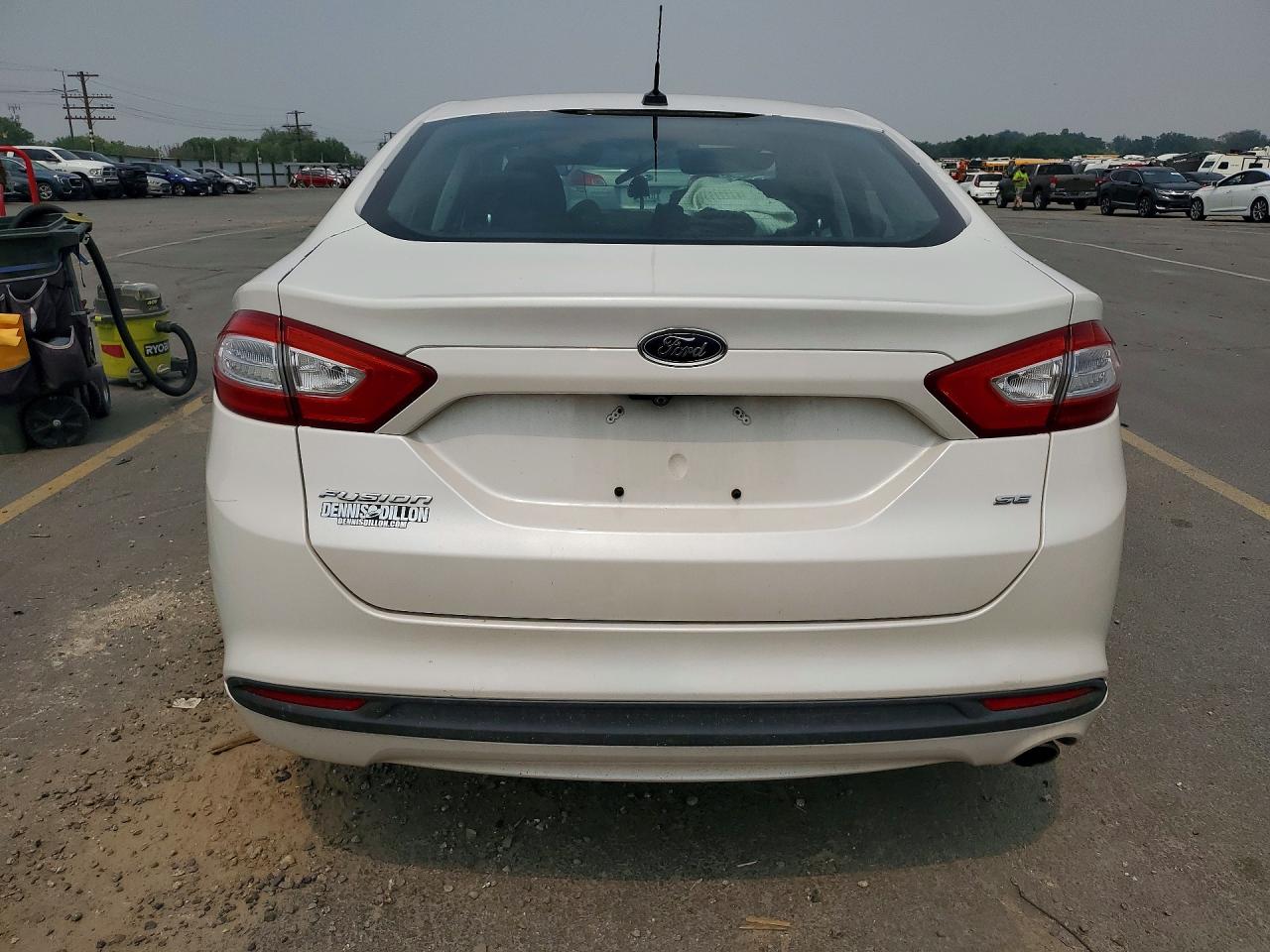2013 Ford Fusion Se White vin: 3FA6P0H74DR119768