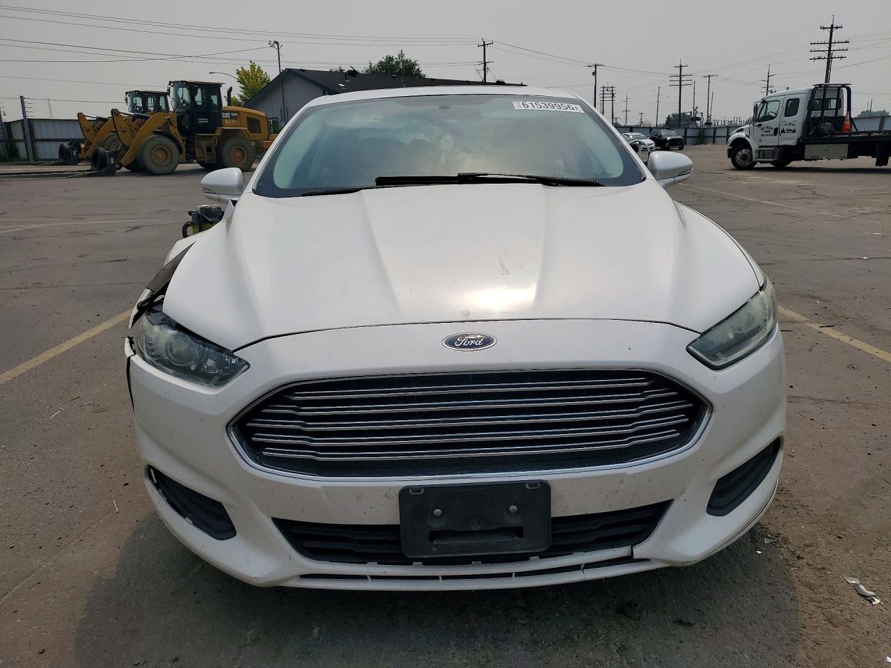 2013 Ford Fusion Se White vin: 3FA6P0H74DR119768