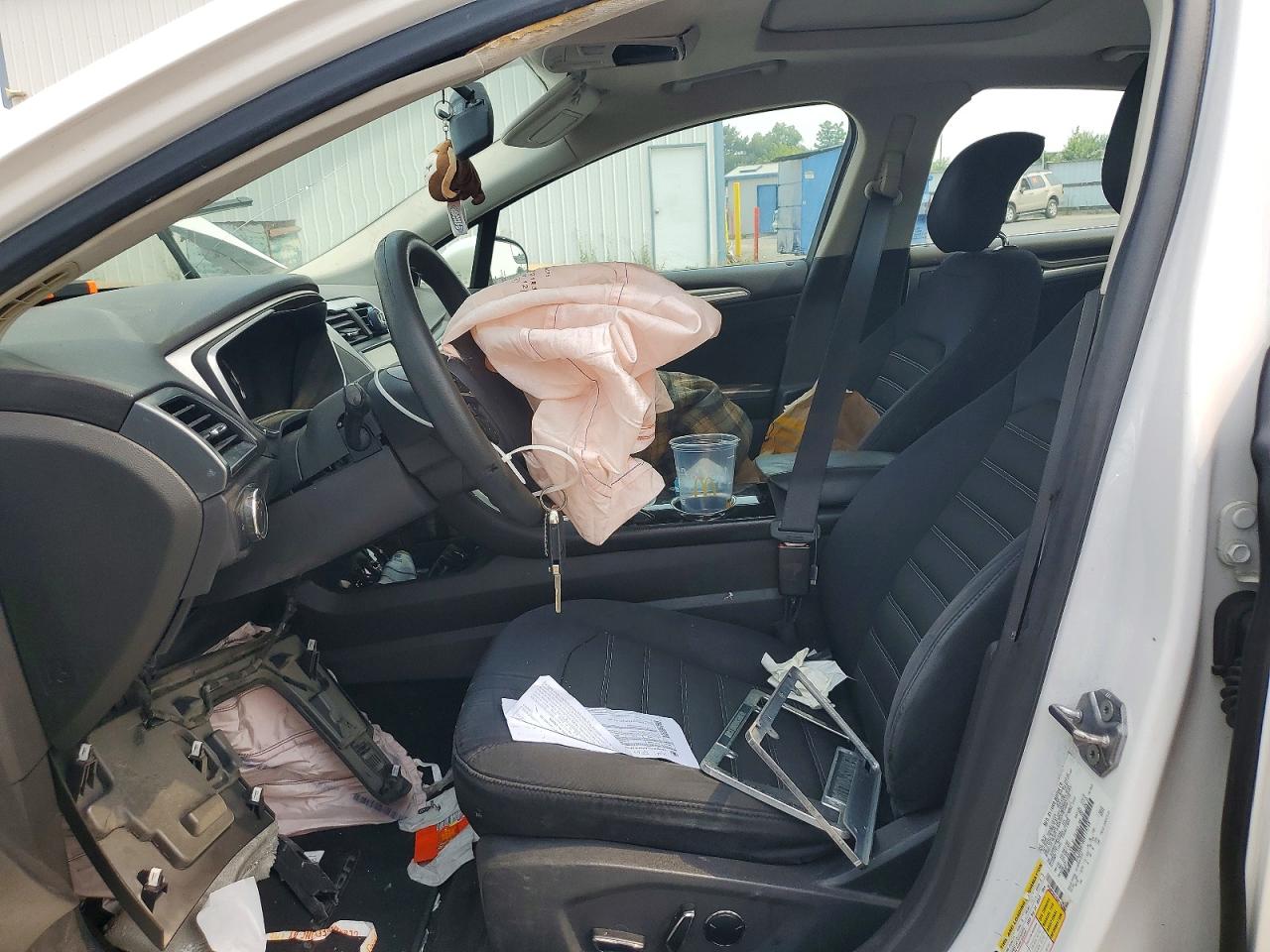 2013 Ford Fusion Se White vin: 3FA6P0H74DR119768