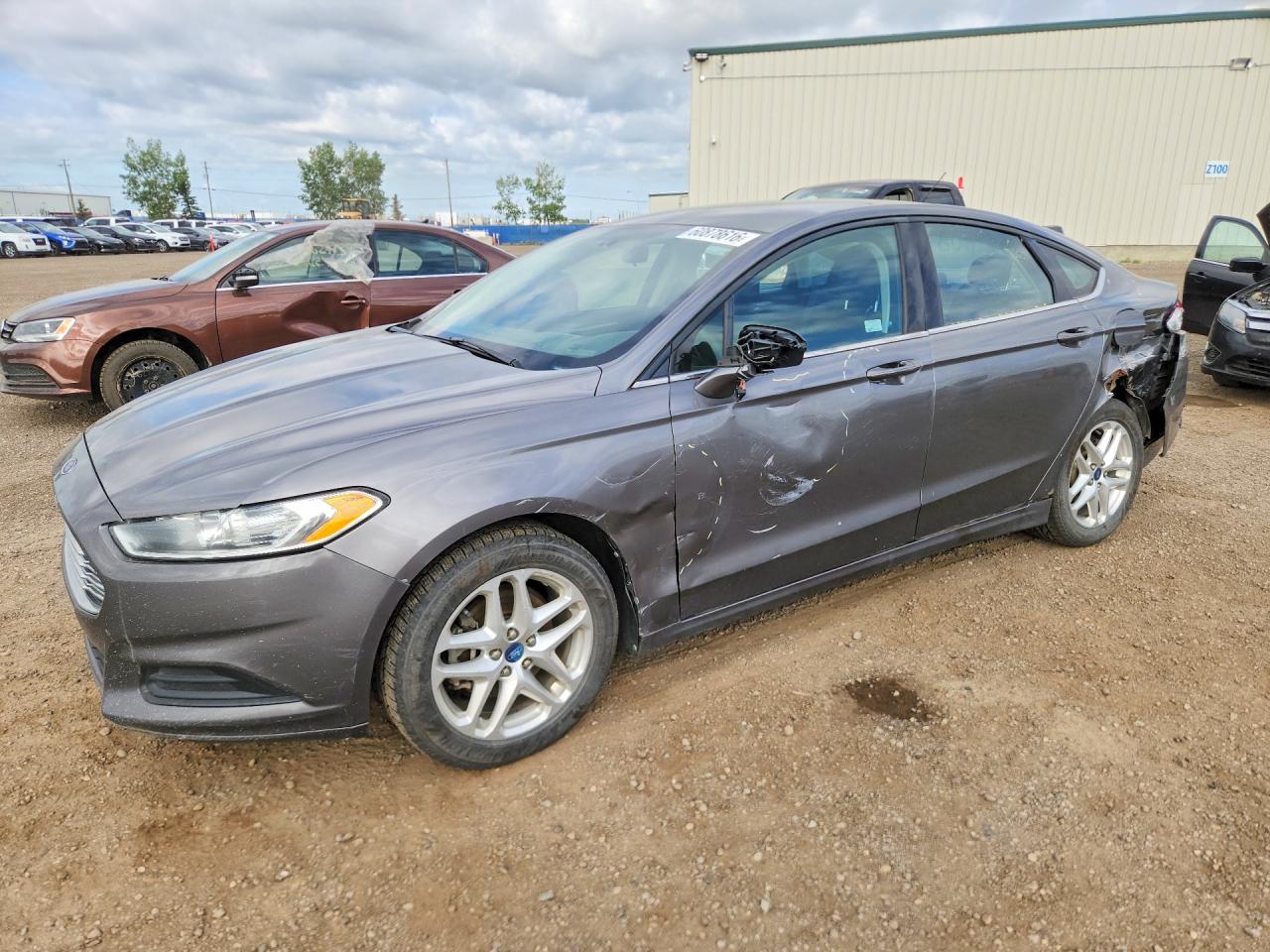 2013 Ford Fusion Se Gray vin: 3FA6P0H74DR121245