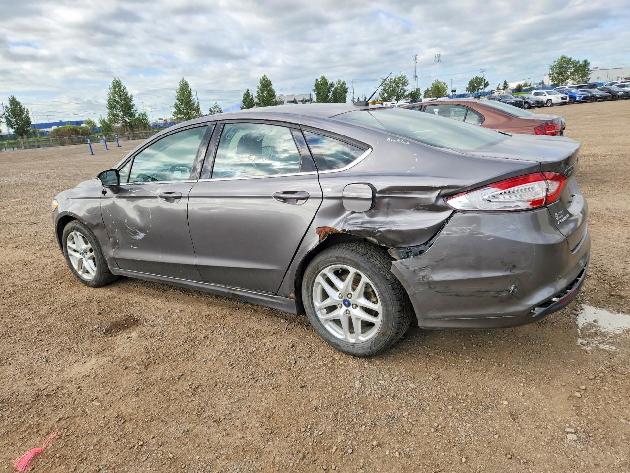 2013 Ford Fusion Se Gray vin: 3FA6P0H74DR121245