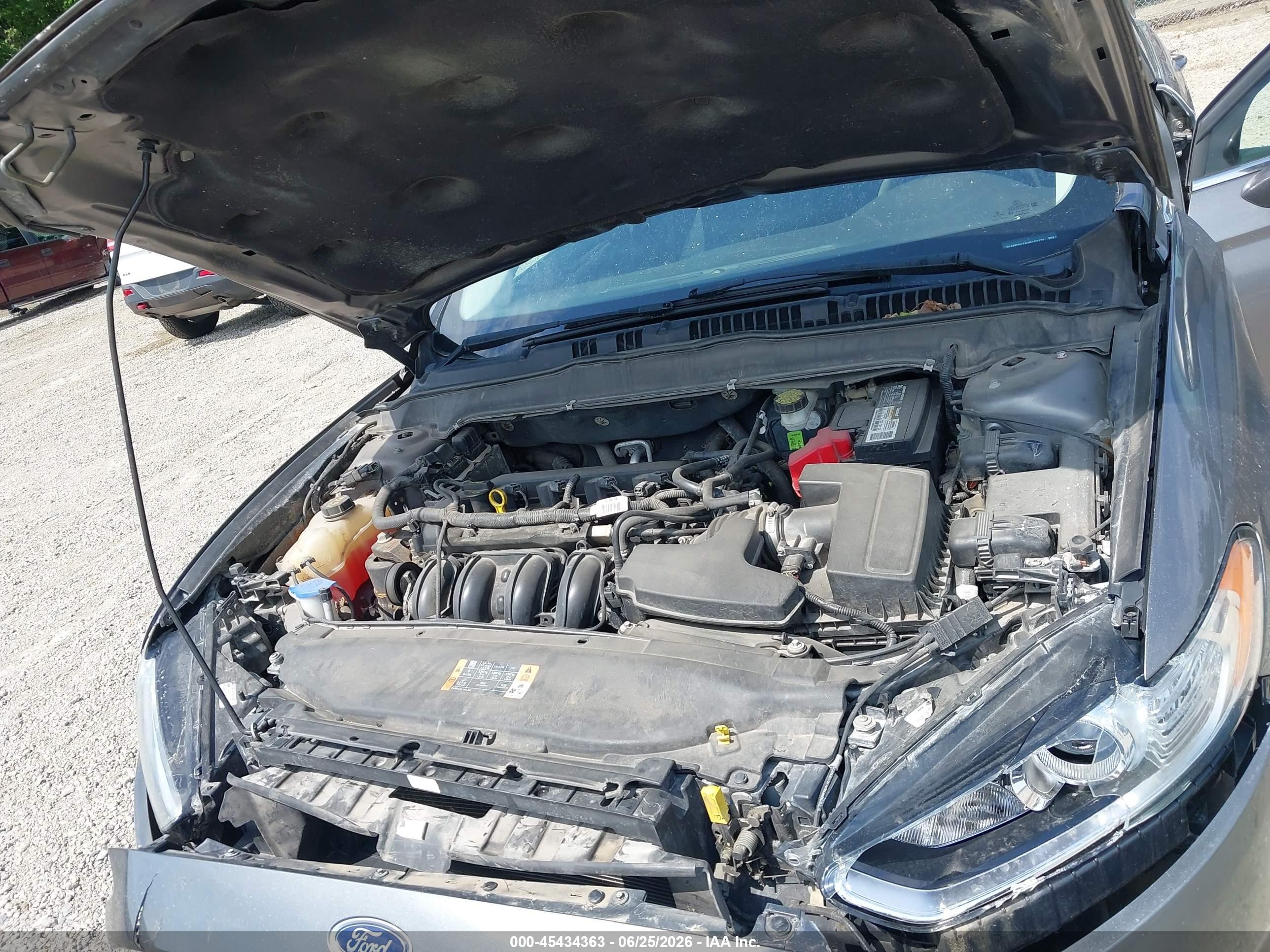 2013 Ford Fusion Se Gray vin: 3FA6P0H74DR123772